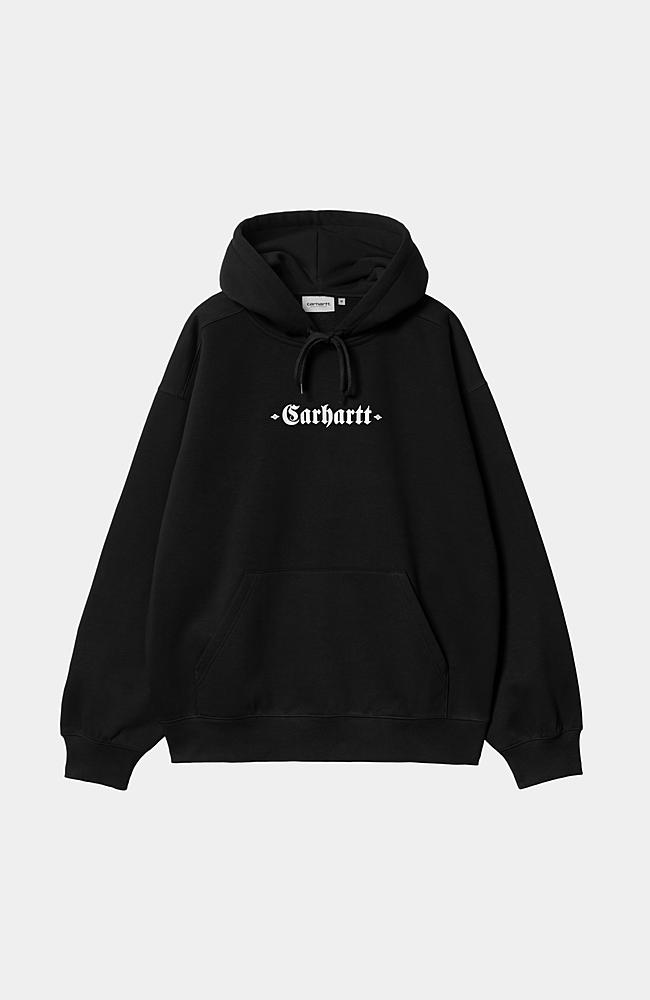 Carhartt WIP Hooded Greatest Hits Sweat, Black / White Carhartt WIP Hooded Greatest Hits Sweat, Black / White