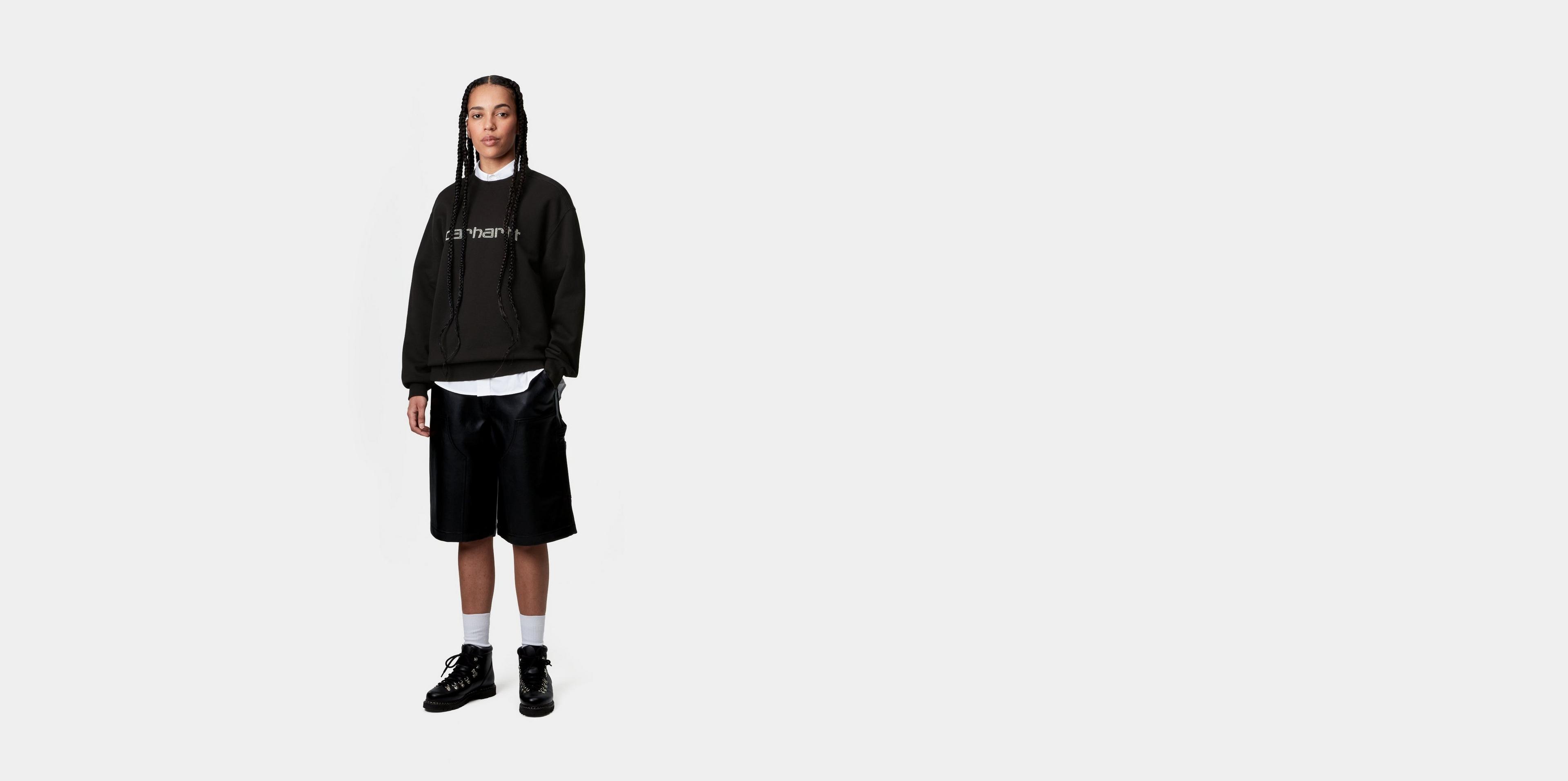 【送料&関税込】Carhartt Rivet Script Sweater Carhartt WIP W' Rivet Script Sweat, Black / Silver