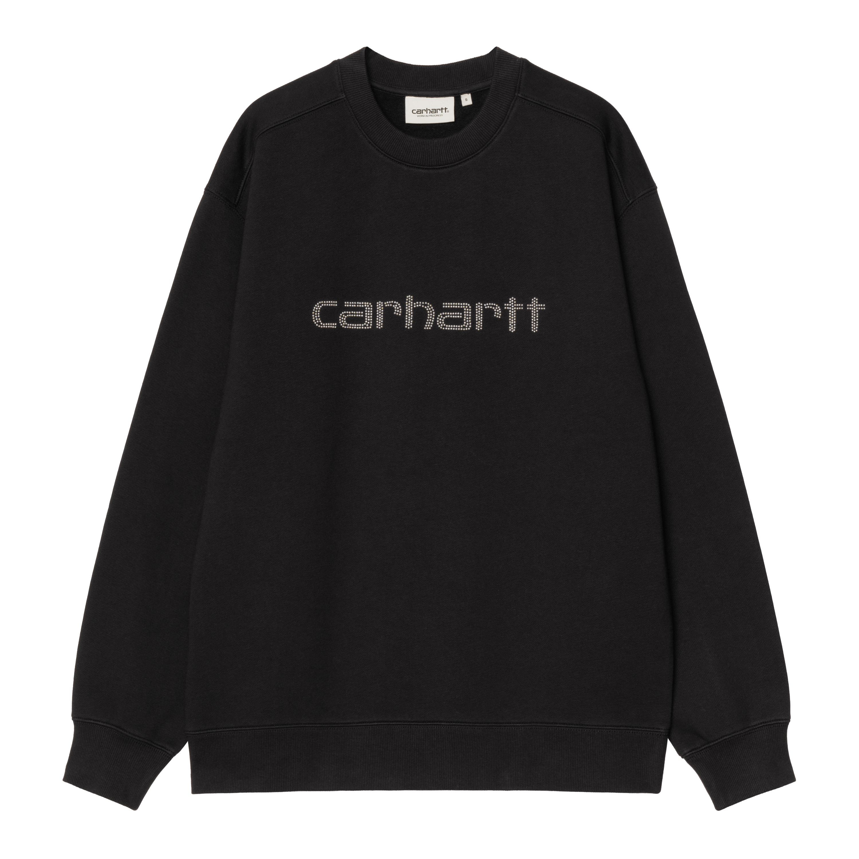 Carhartt WIP Women’s Rivet Script Sweat in Black