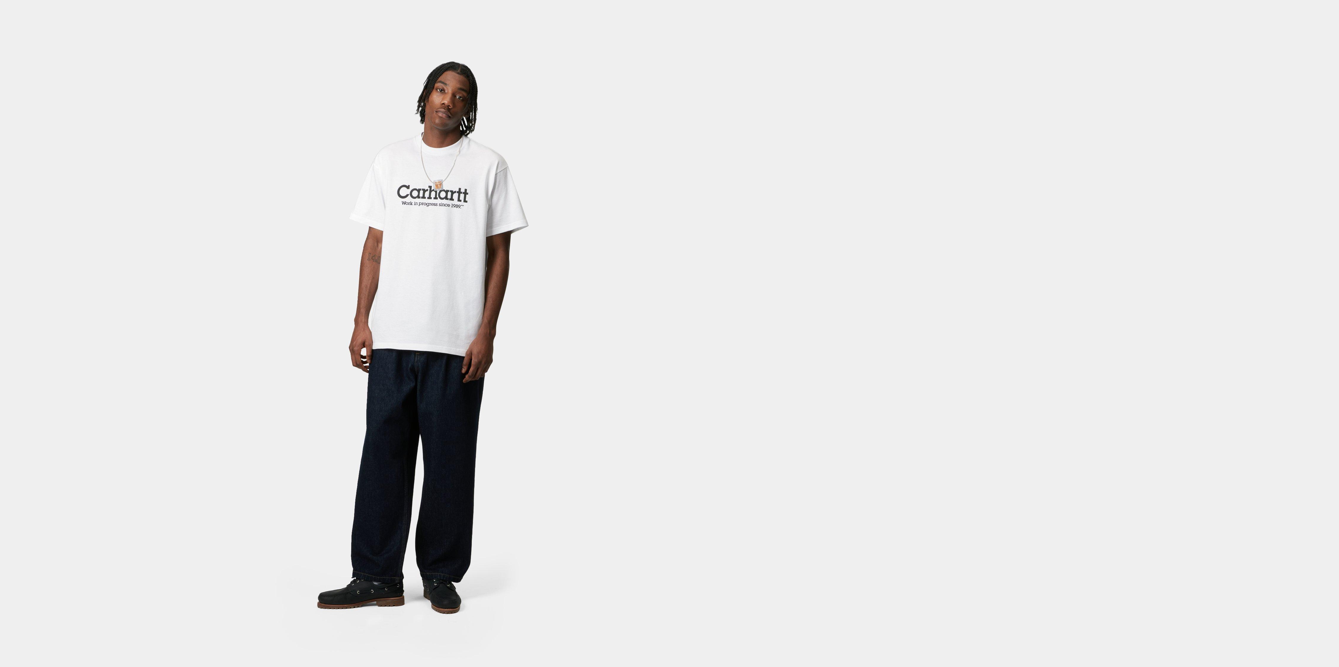 Tシャツ・カットソー Carhartt WIP \"S/S Label Script\" T-shirt Carhartt WIP S/S Label Script T-Shirt, White | Boutique en