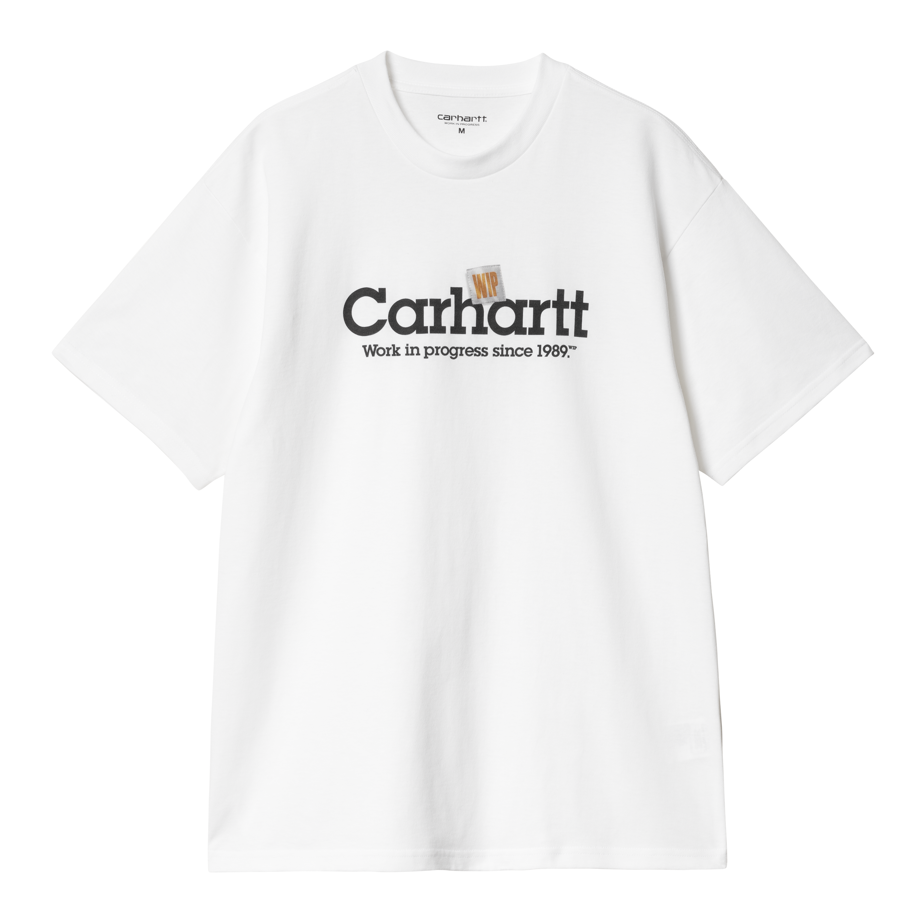 Carhartt WIP S/S Label Script T-Shirt, White | Official