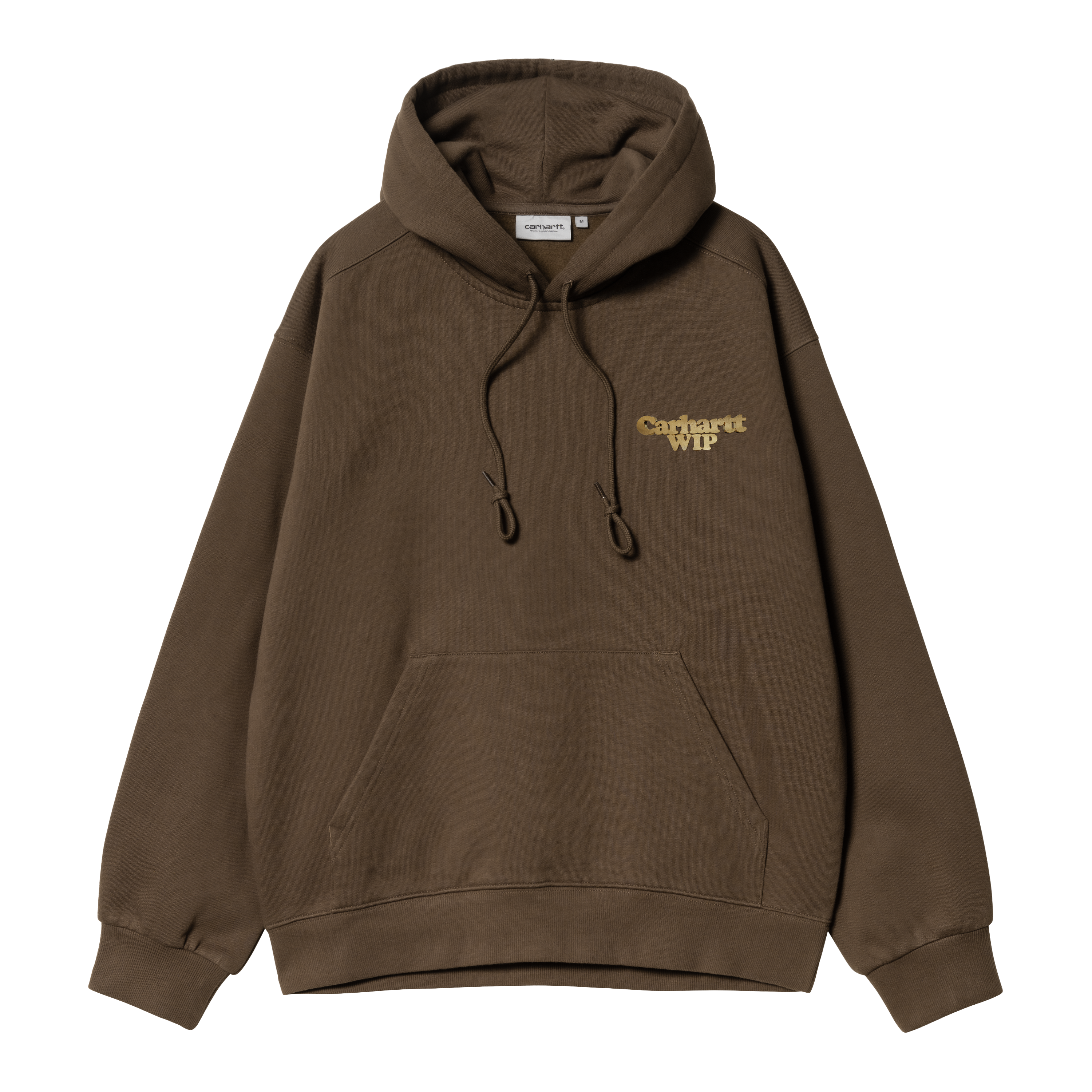 Carhartt WIP Hooded Charm Link Sweat in Braun