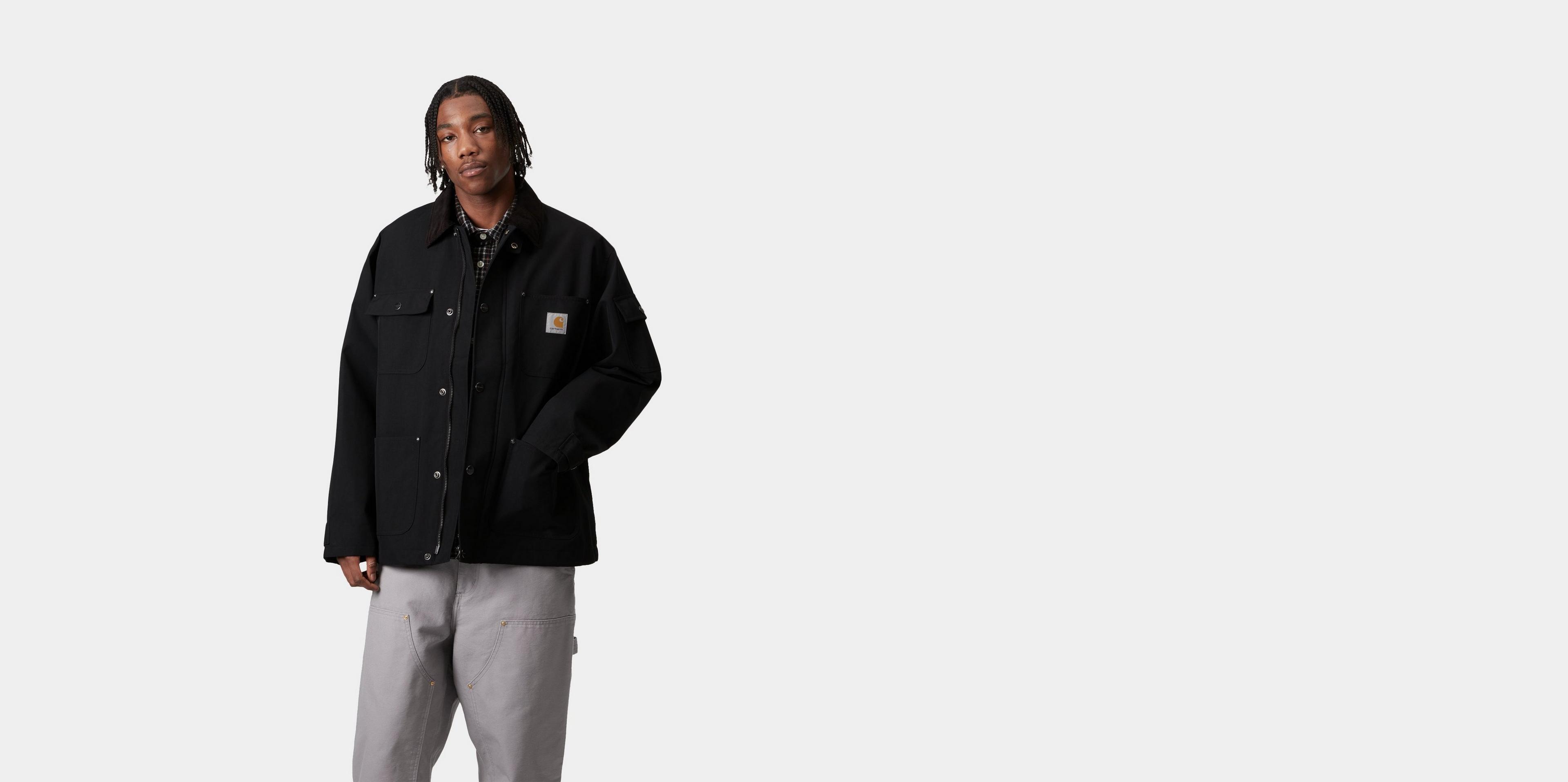 Carhartt WIP Clapton Jacket, Black / Black | Official Online