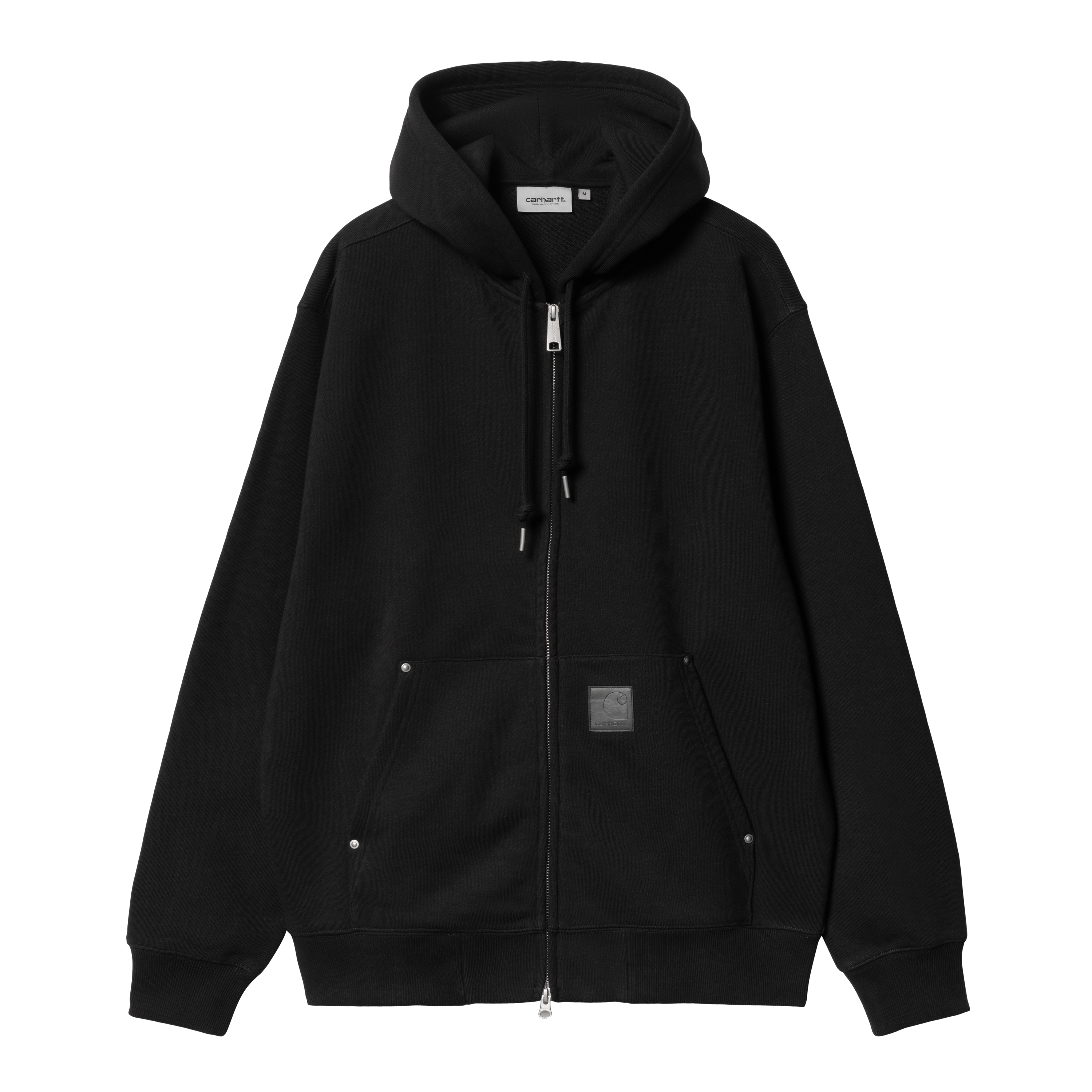 Carhartt WIP Hooded Eldon Sweat Jacket in Black