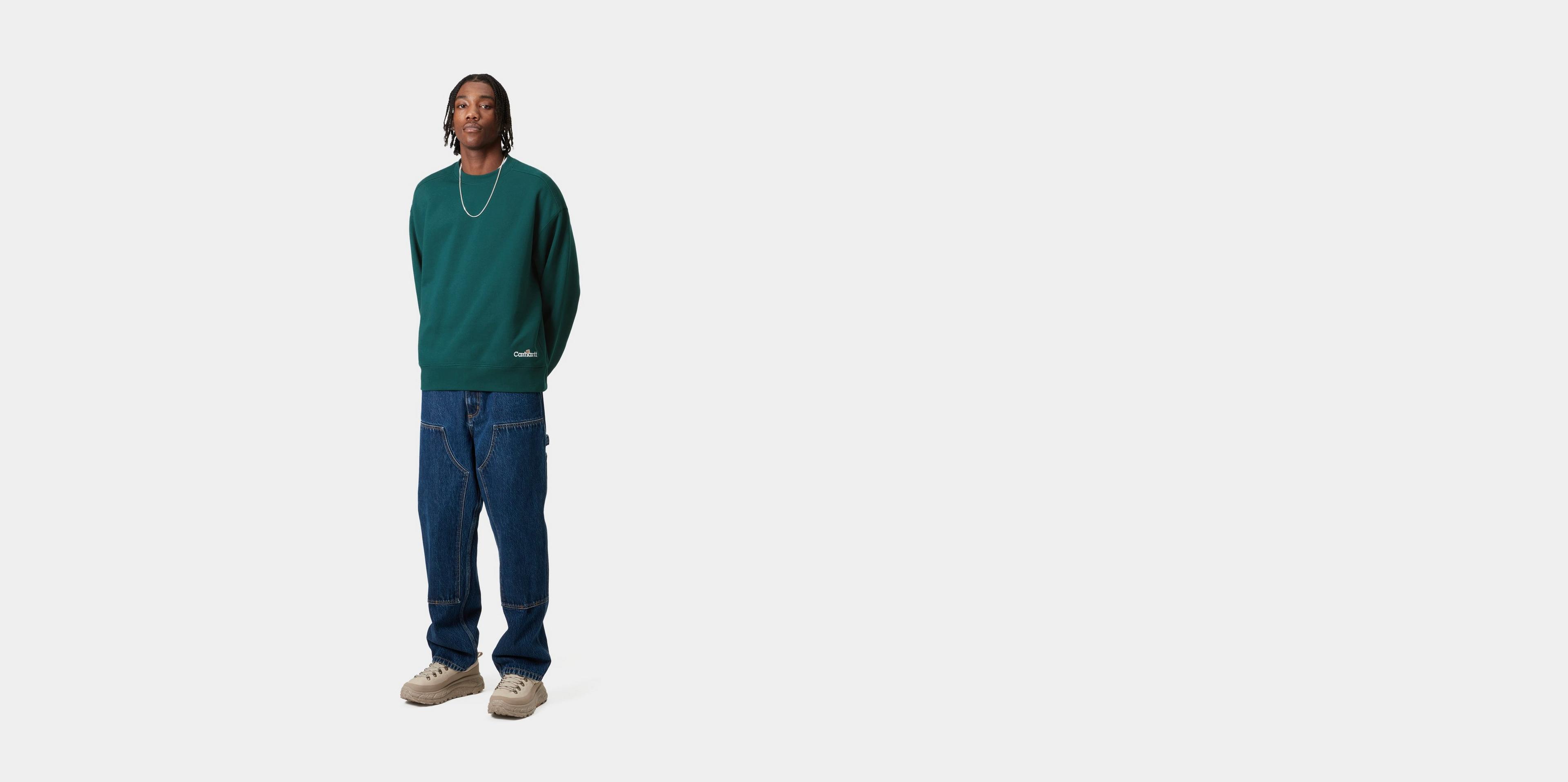 ★ドイツ発*carhartt WIP*新作*Label Script Tシャツ/MALACHITE Carhartt WIP Label Script Sweat, Malachite | Official Online
