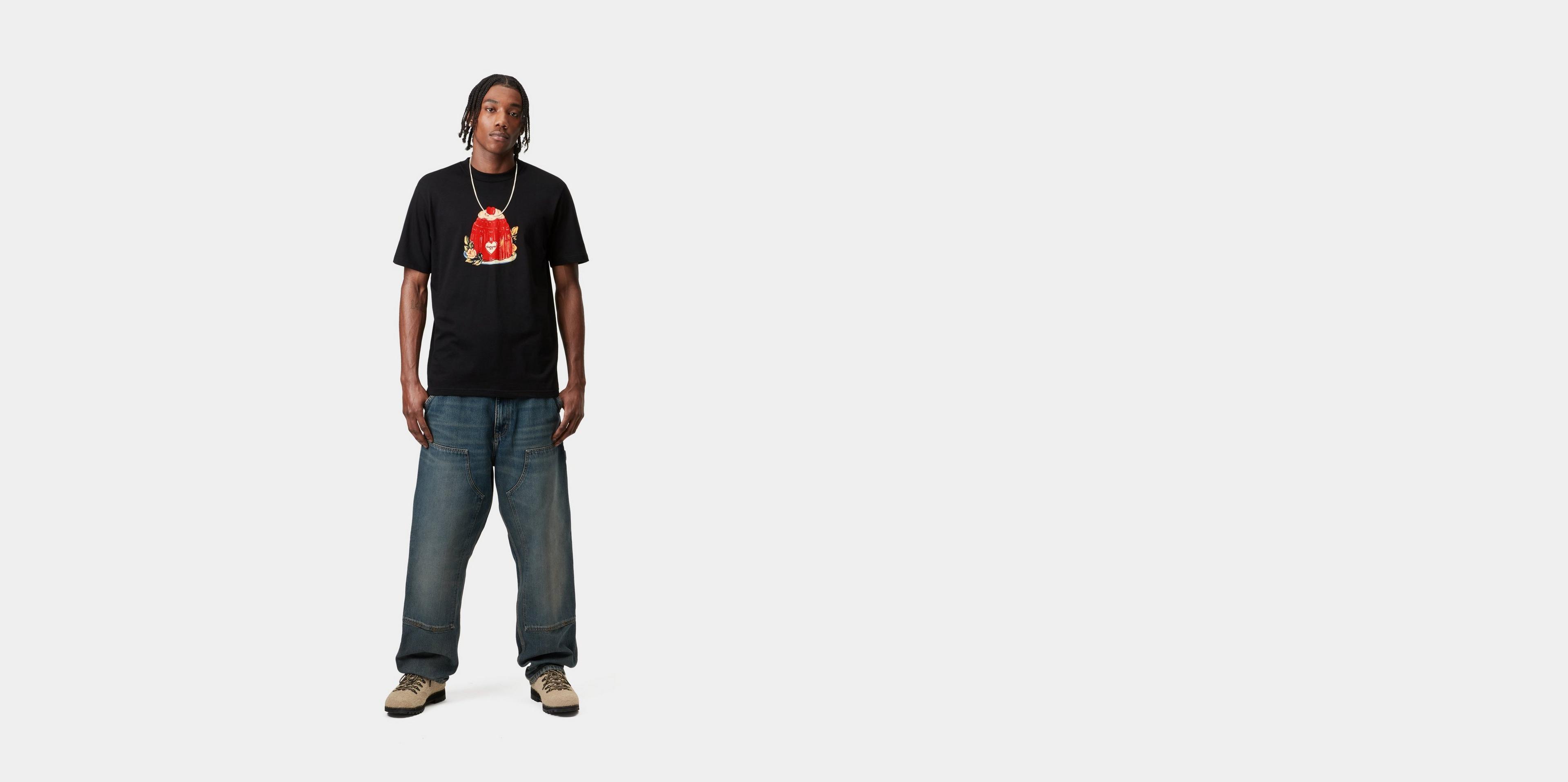 [CARHARTTWIP] S/S PUDDING T-SHIRT ★大人気★ Carhartt WIP S/S Pudding T-Shirt Black