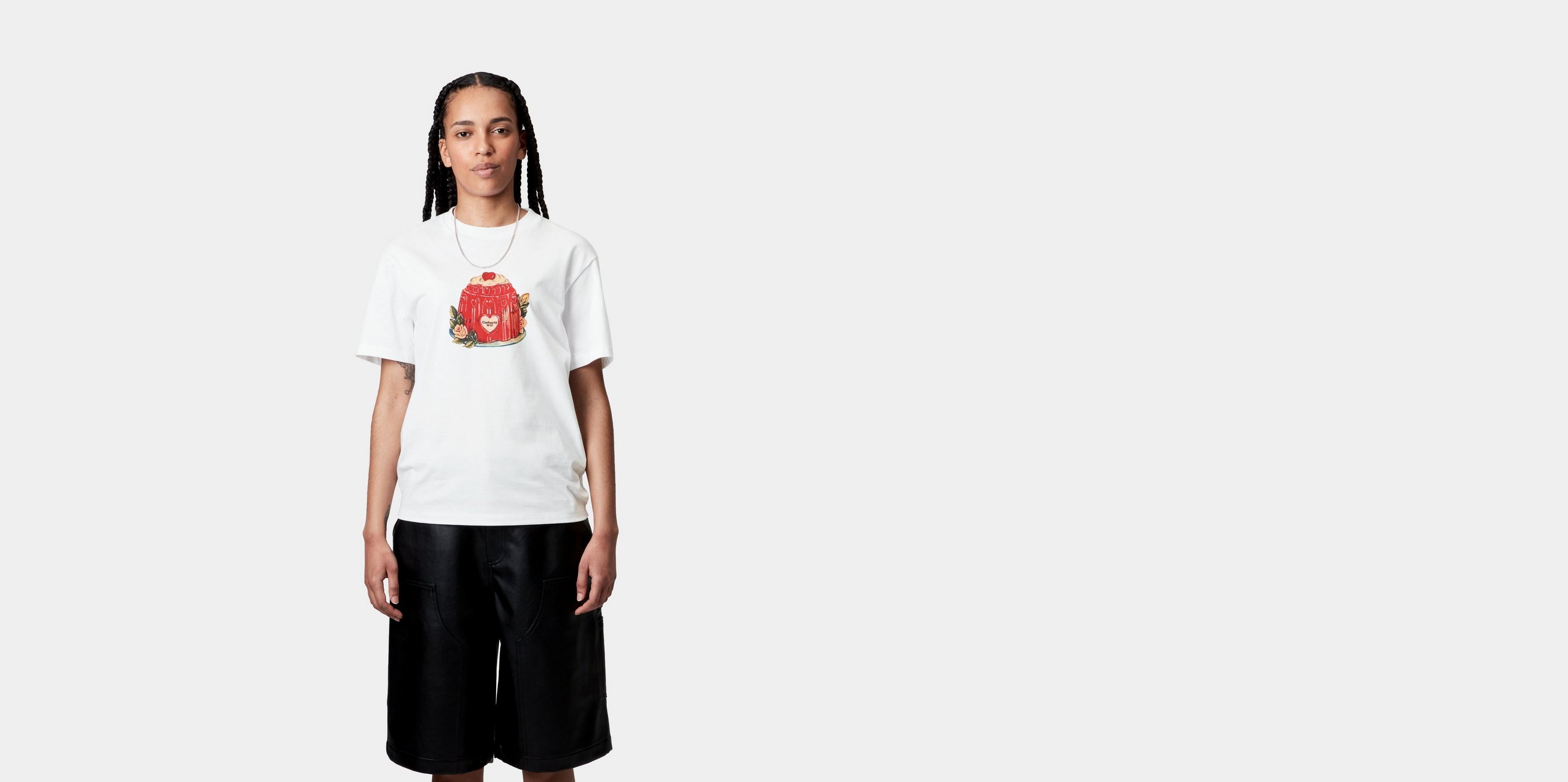 ★ドイツ発*carhartt WIP*新作*Pudding Tシャツ/WHITE★ ☆ドイツ発*carhartt WIP*新作*Pudding Tシャツ/WHITE☆