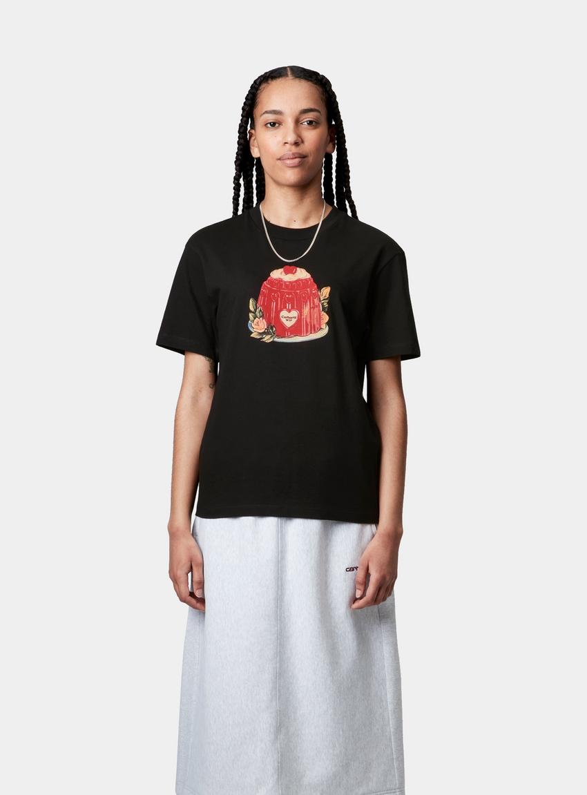 ★ドイツ発*carhartt WIP*新作*Pudding Tシャツ/BLACK★ Carhartt WIP W' S/S Pudding T-Shirt, Black | Official Online