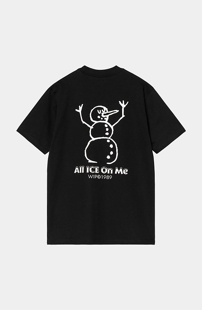 【Carhartt】 半袖 Tシャツ ★ ICE T-SHIRT ★ Black & White Carhartt WIP S/S Ice T-Shirt, Black | Official Online Store