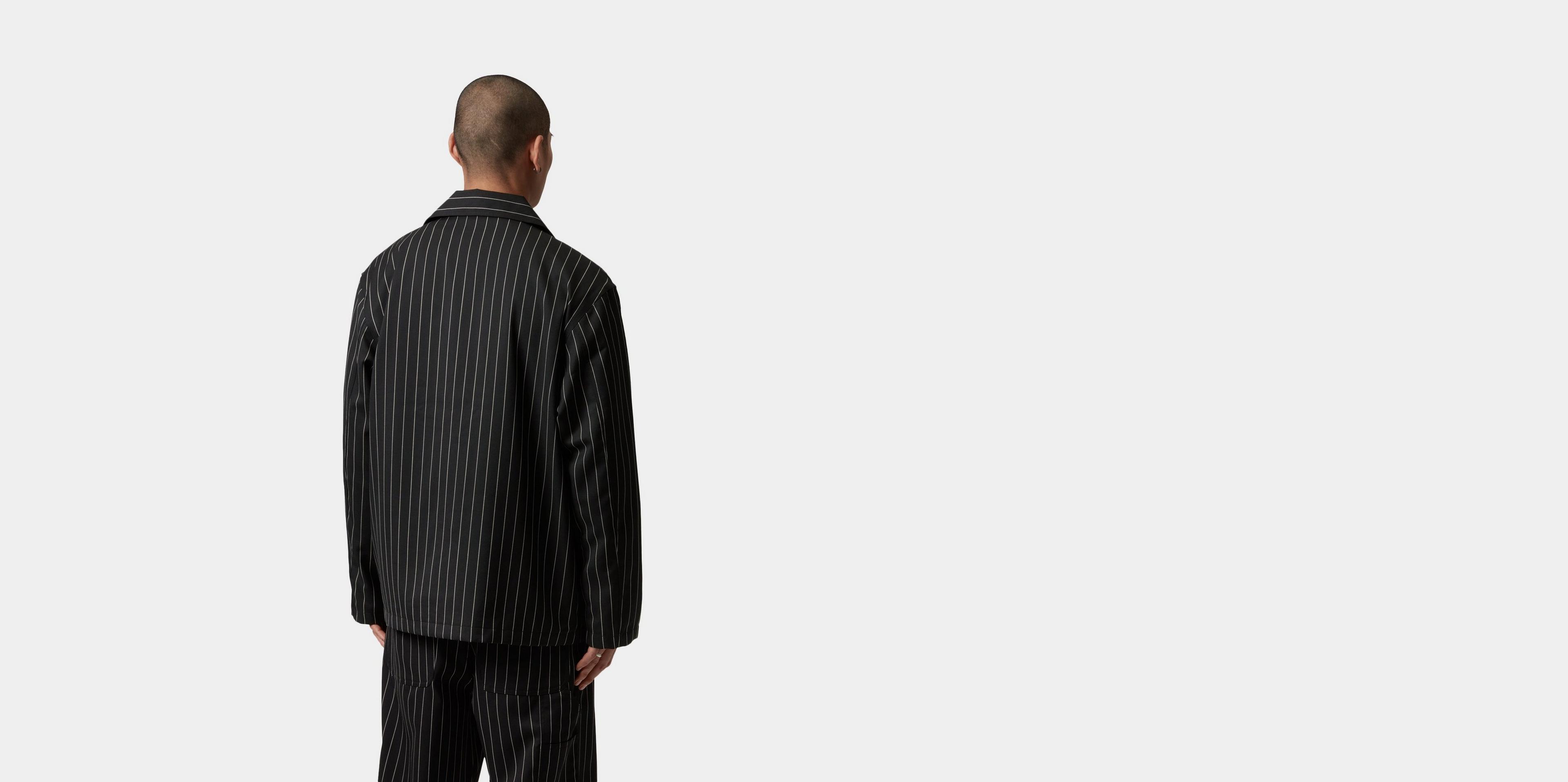 カーハート 25SS SEATON BLAZER - Seaton Stripe Carhartt WIP Seaton Blazer, Seaton Stripe, Black / Wax