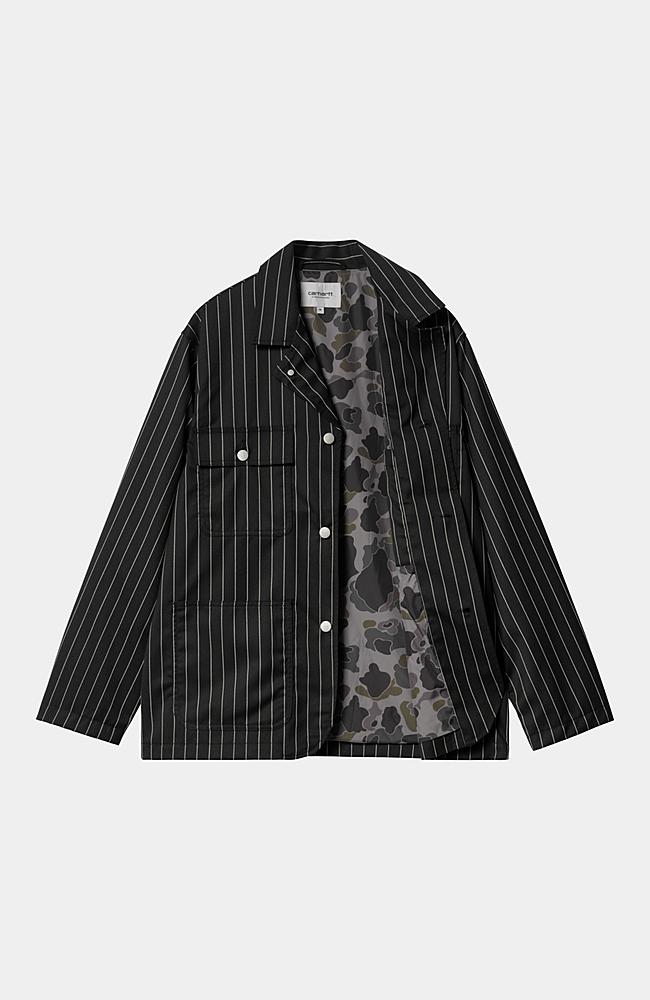 Carhartt WIP Seaton Blazer, Seaton Stripe, Black / Wax Carhartt WIP Seaton Blazer, Seaton Stripe, Black / Wax