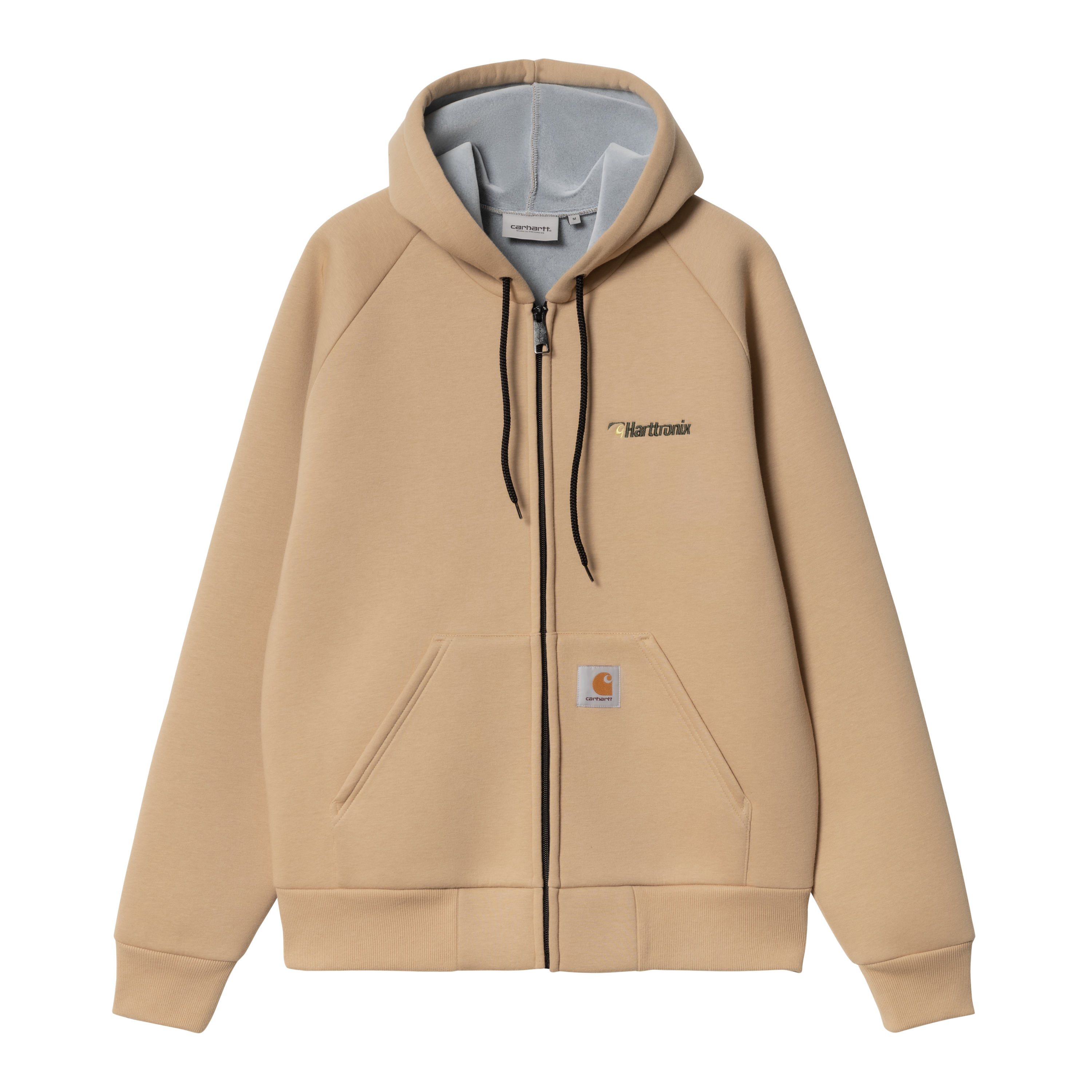 Carhartt WIP Harttronix Car Lux Hooded Jack Dusty H Brown Grey Official Online Store