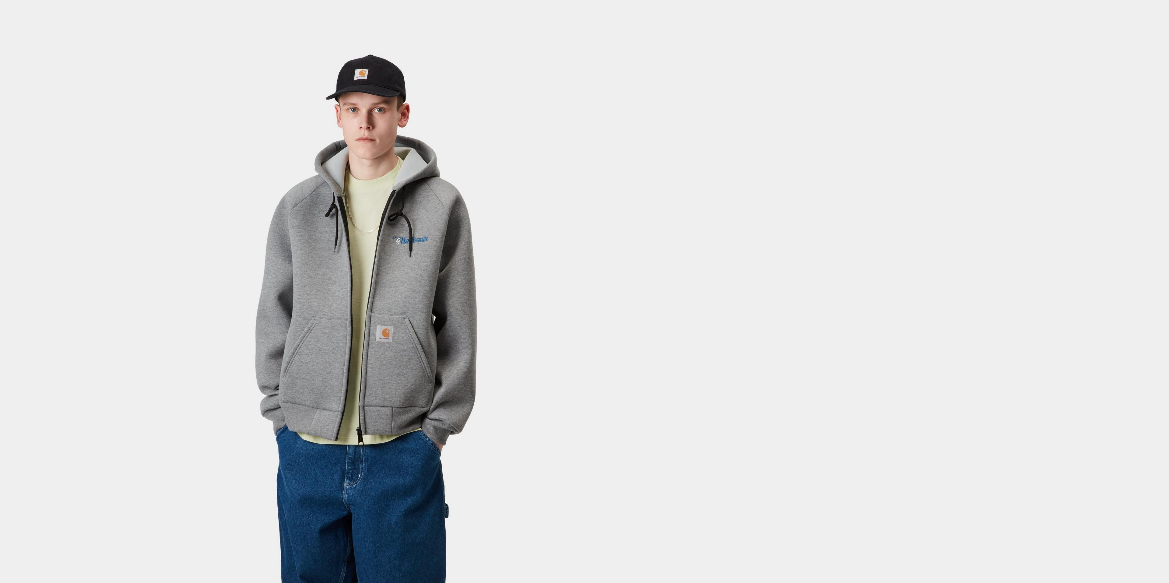 masterpiece sound carhartt detroit M 美品 Carhartt WIP Harttronix Car-Lux Hooded Jack, Dusty H Brown