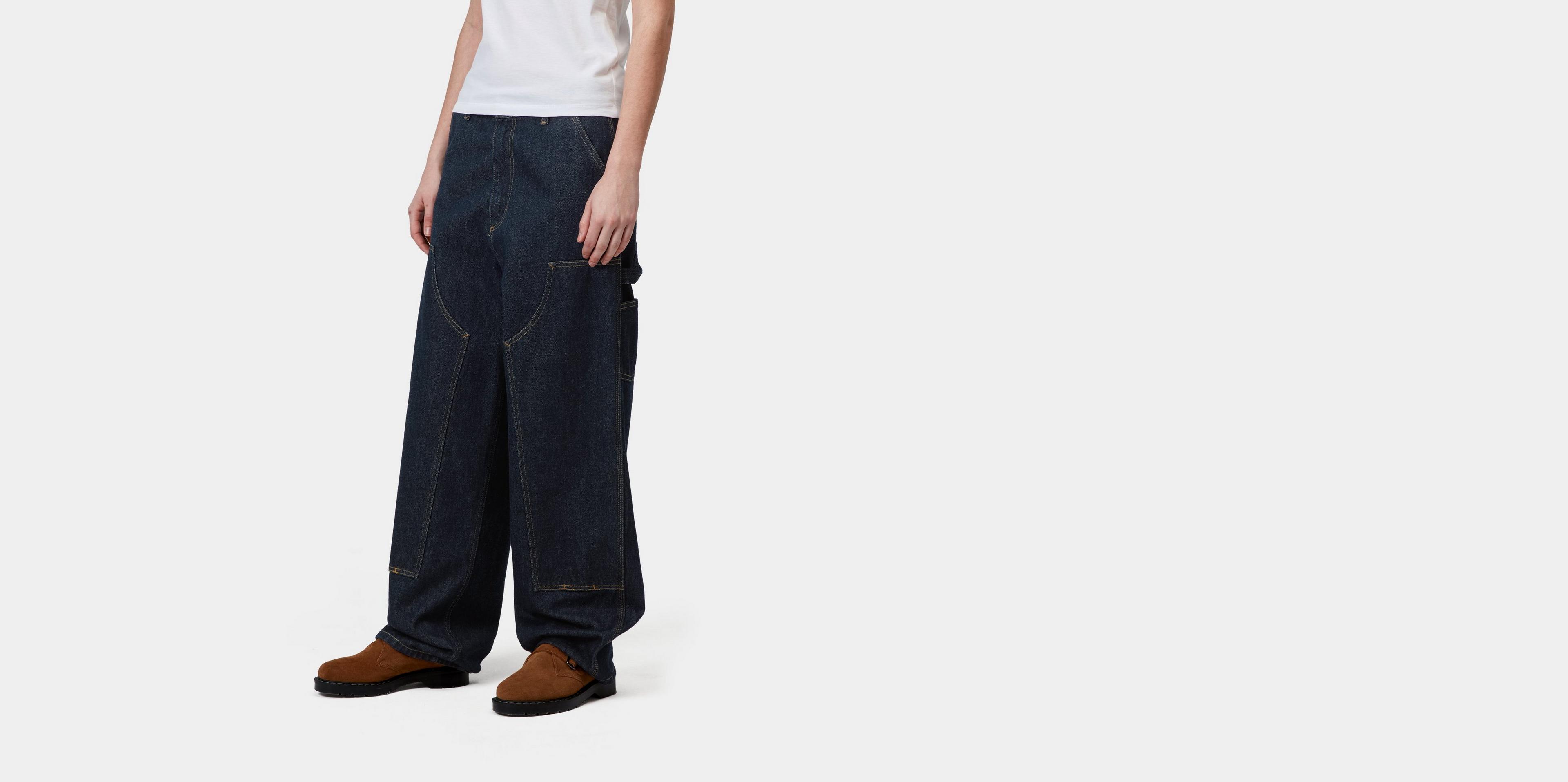 Carhartt WIP W' Brandon Double Knee Pant, Blue | Official Online Store