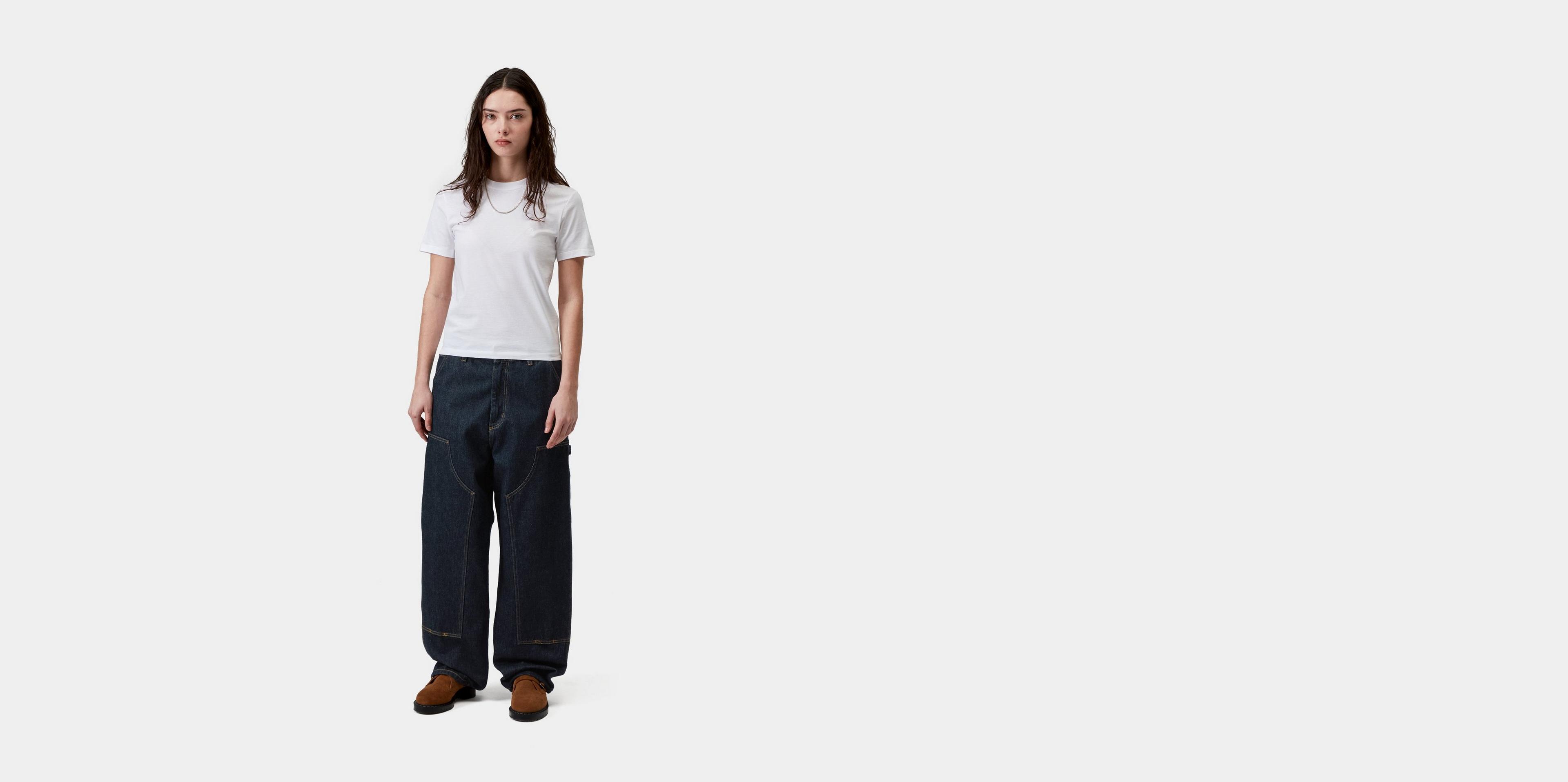 Carhartt WIP W' Brandon Double Knee Pant, Blue | Official Online Store