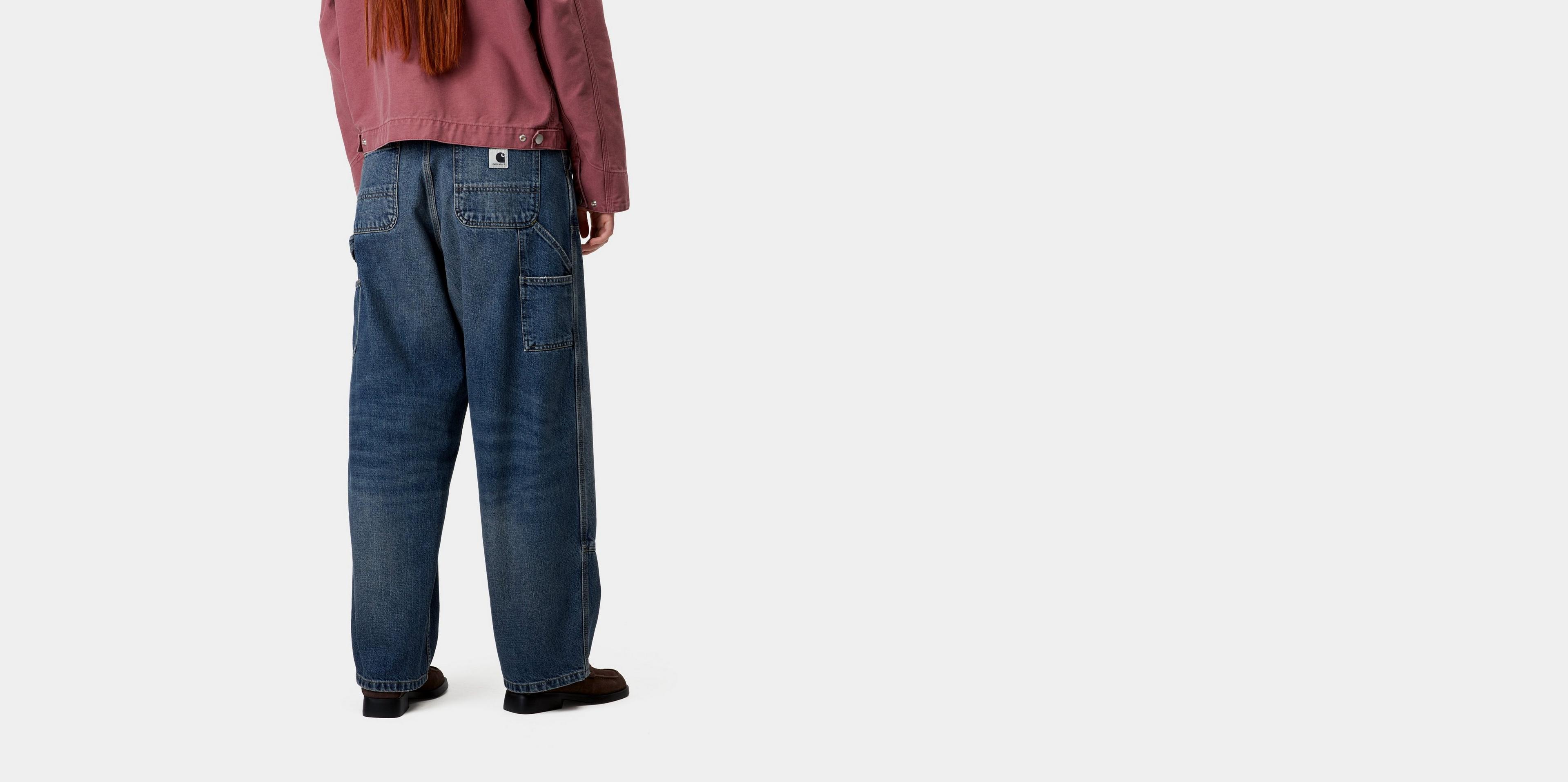 【送料&関税込】Carhartt brandon Double Knee Jeans Carhartt WIP W' Brandon Double Knee Pant, Blue | Official
