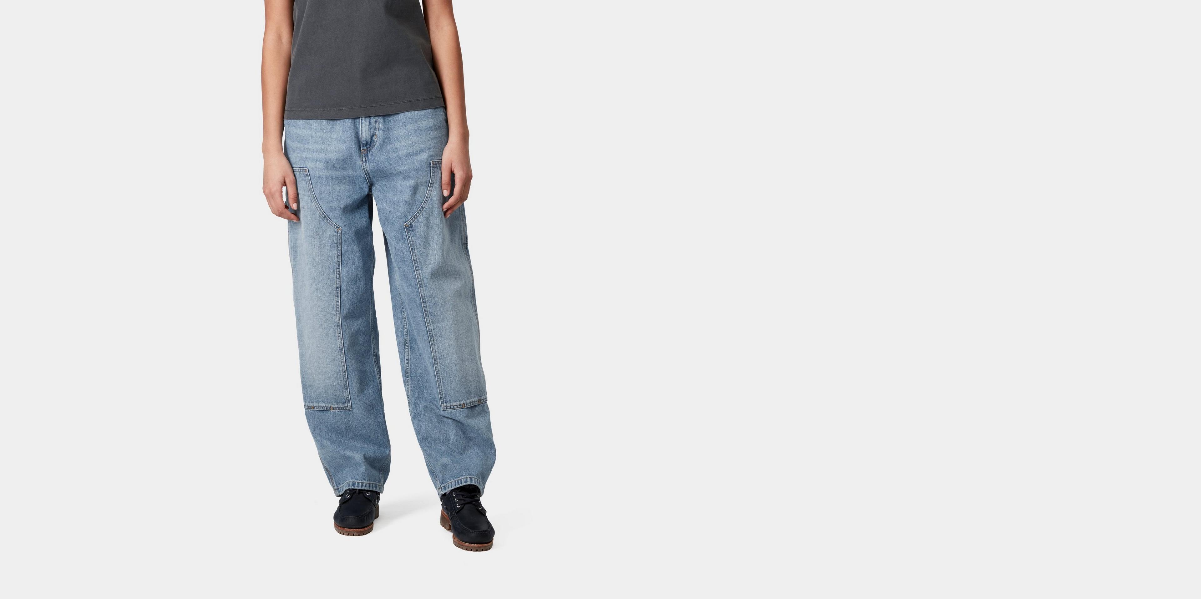 Carhartt WIP W' Brandon Double Knee Pant, Blue | Official Online Store