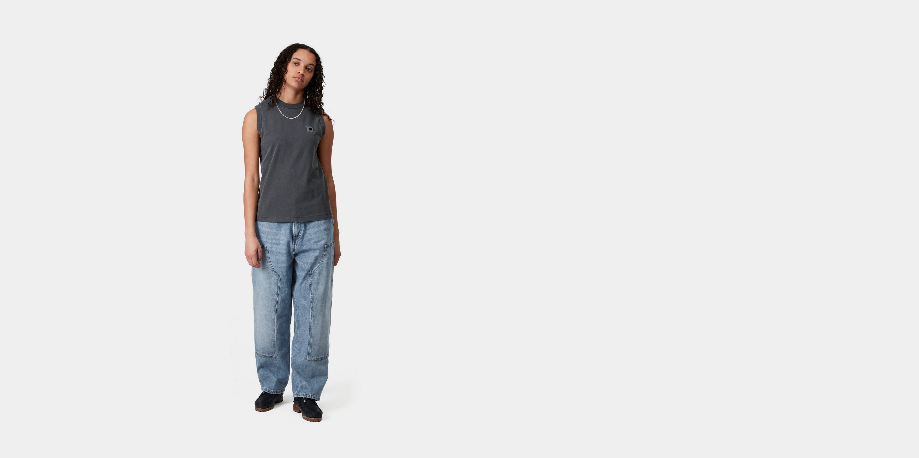 Carhartt WIP Women's Brandon Double Knee Pant, Blue | Official