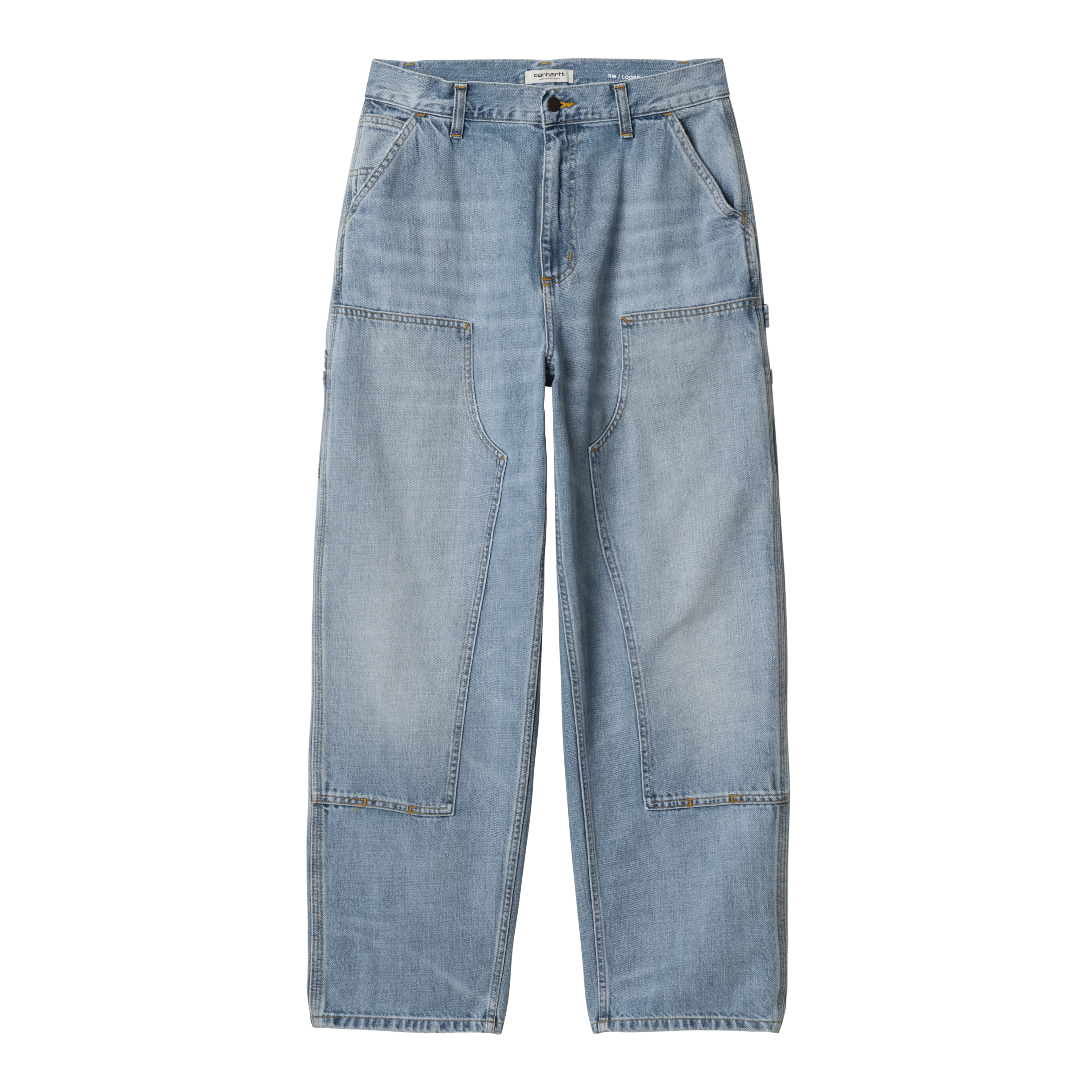 Carhartt WIP W' Brandon Double Knee Pant, Blue | Official Online Store