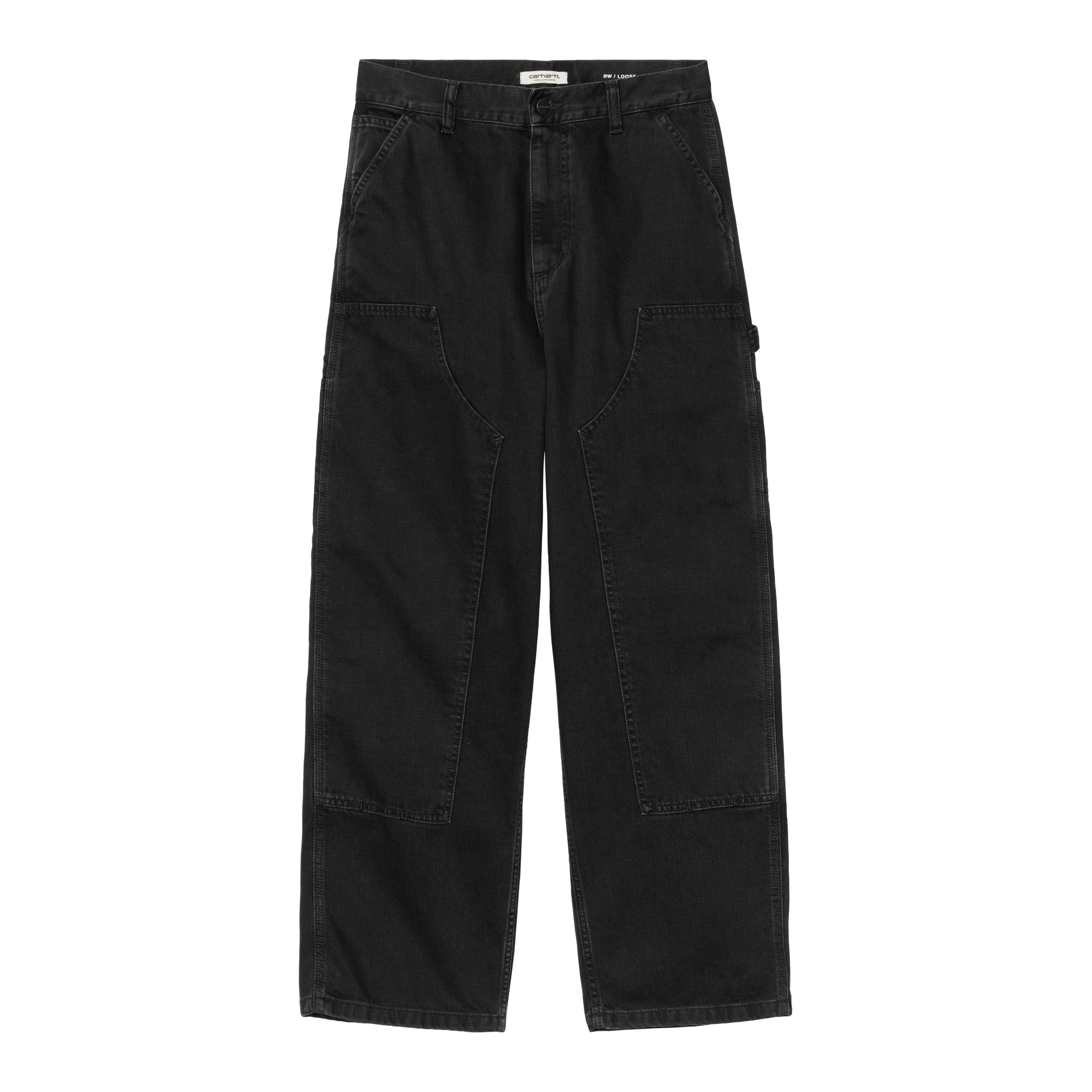 Carhartt WIP Women's Brandon Double Knee Pant, Black | Official