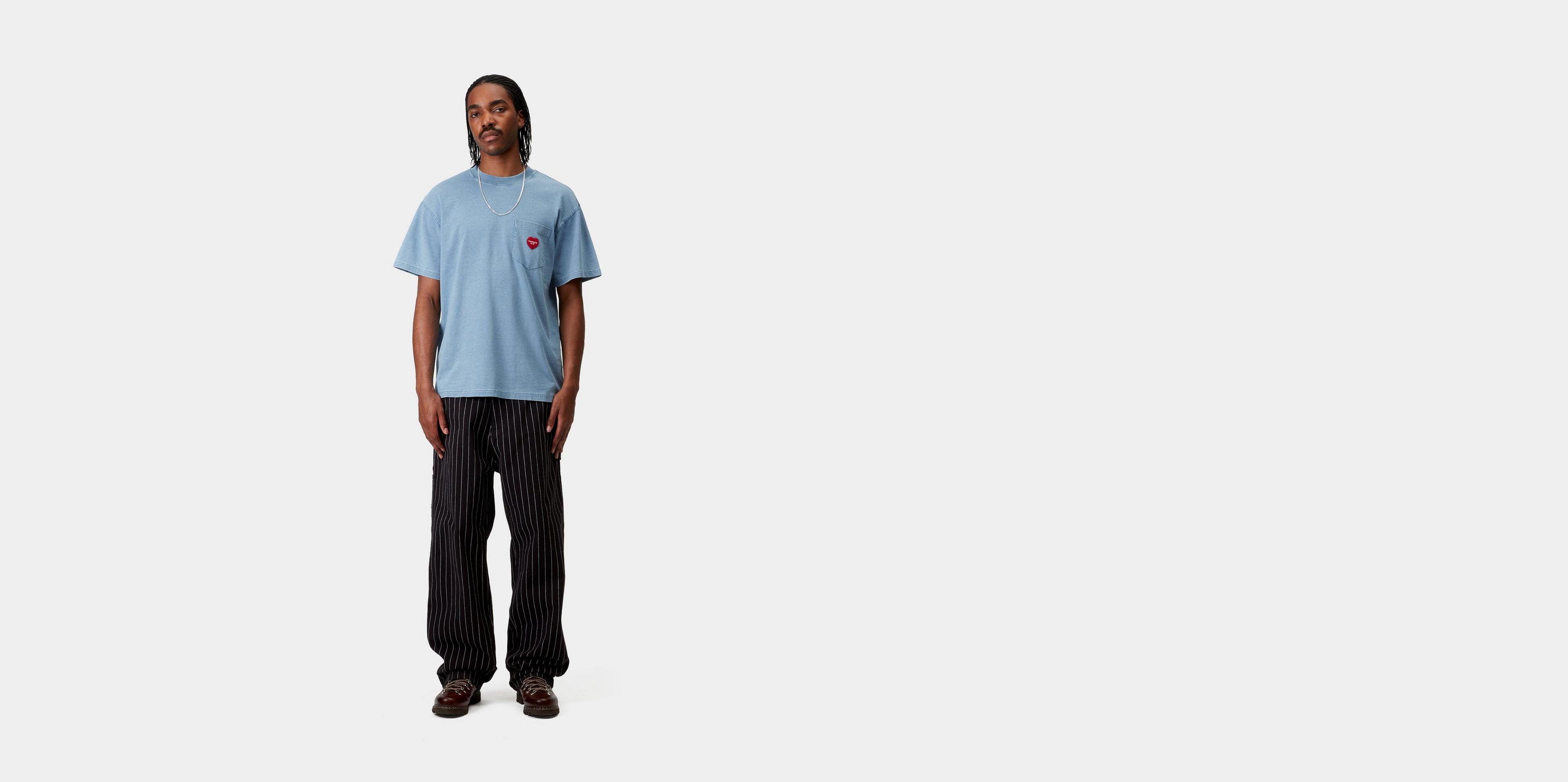 Carhartt WIP S/S Ingo Pocket T-Shirt, Light Blue | Official