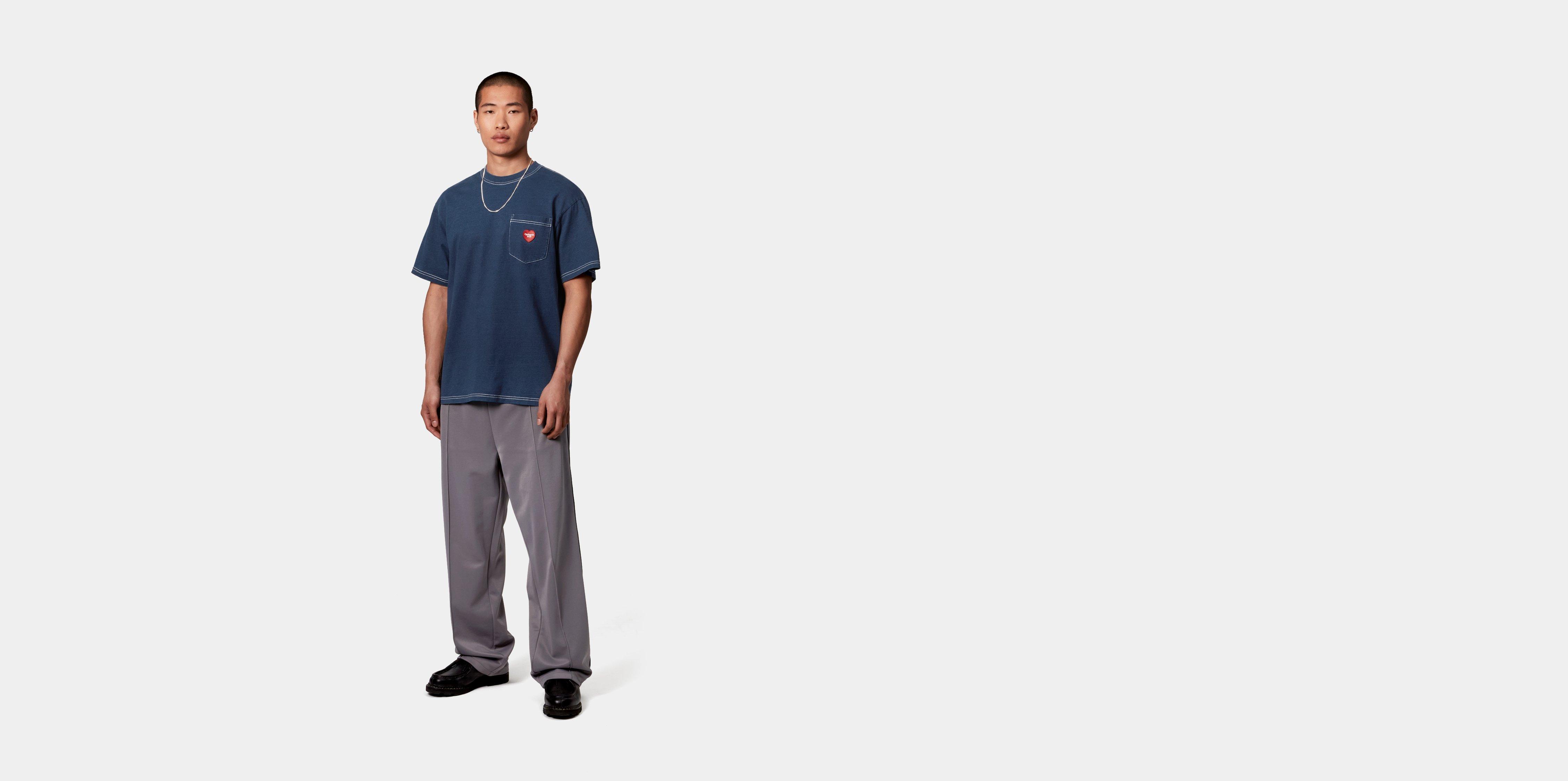 Carhartt WIP S/S Ingo Pocket T-Shirt, Dark Blue | Official
