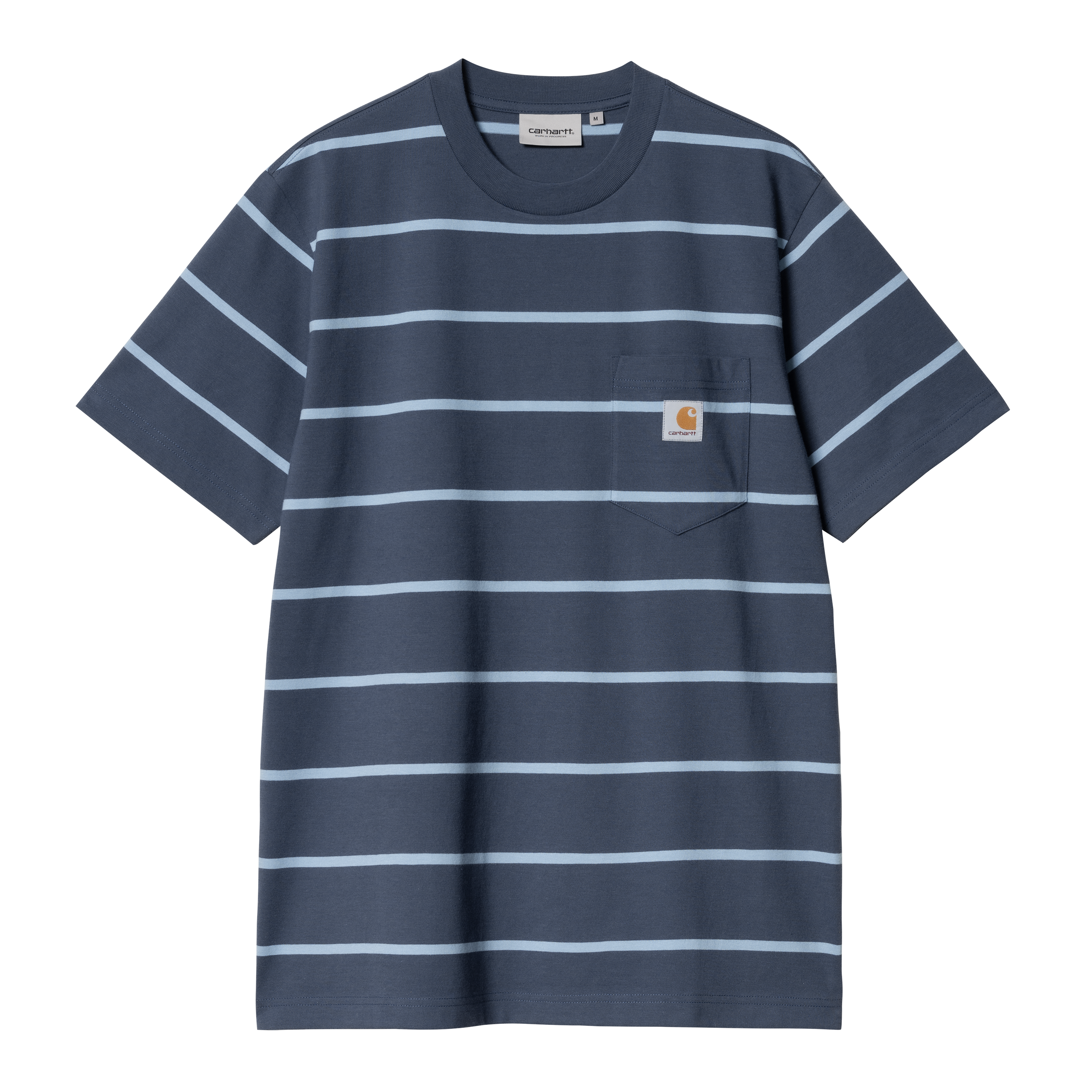 Carhartt WIP Short Sleeve Aiken Pocket T-Shirt in Blu