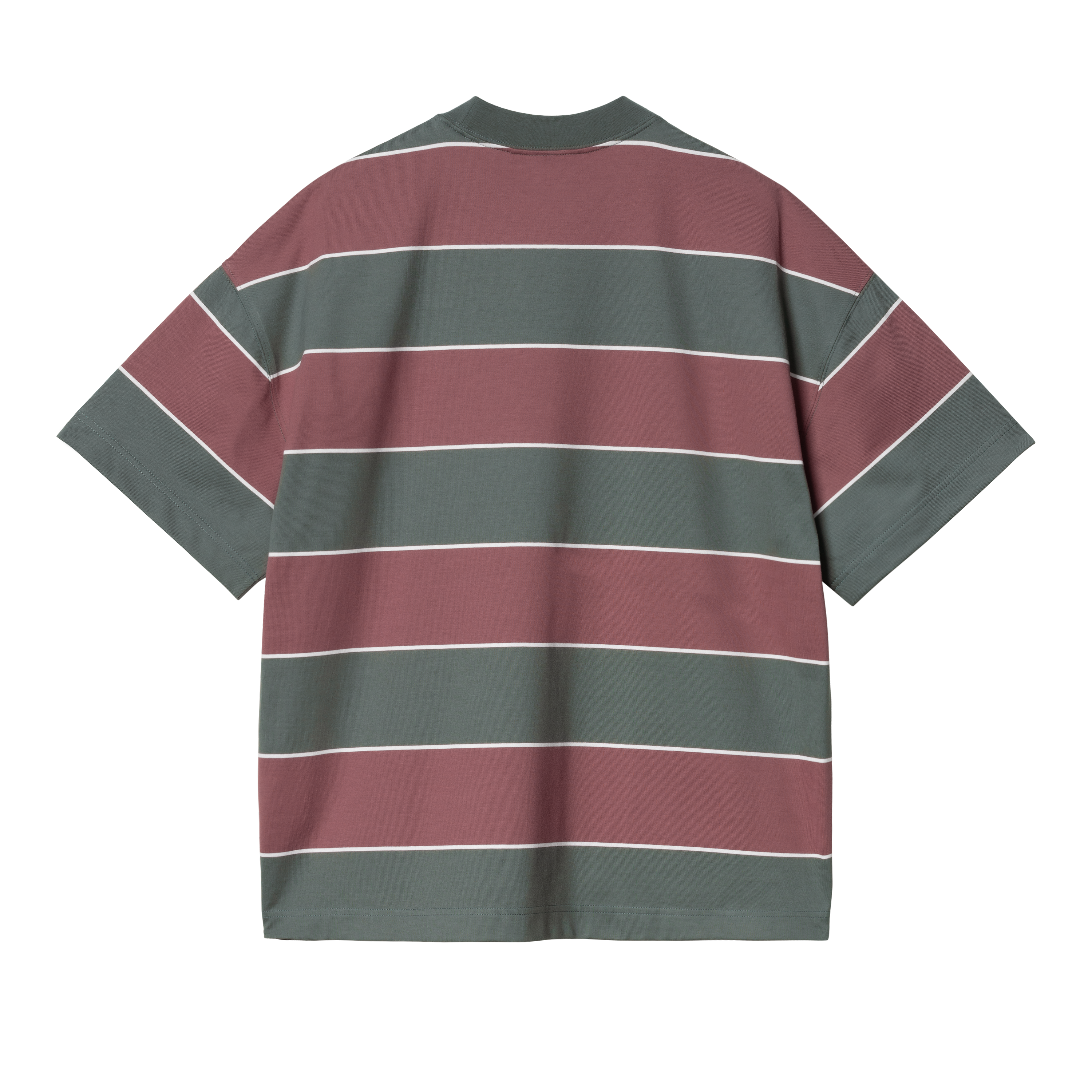 ★ドイツ発*carhartt WIP*新作*Quinby stripe Tシャツ/BLUE★ Carhartt WIP S/S Quinby T-Shirt, Quinby Stripe, Silver Pine