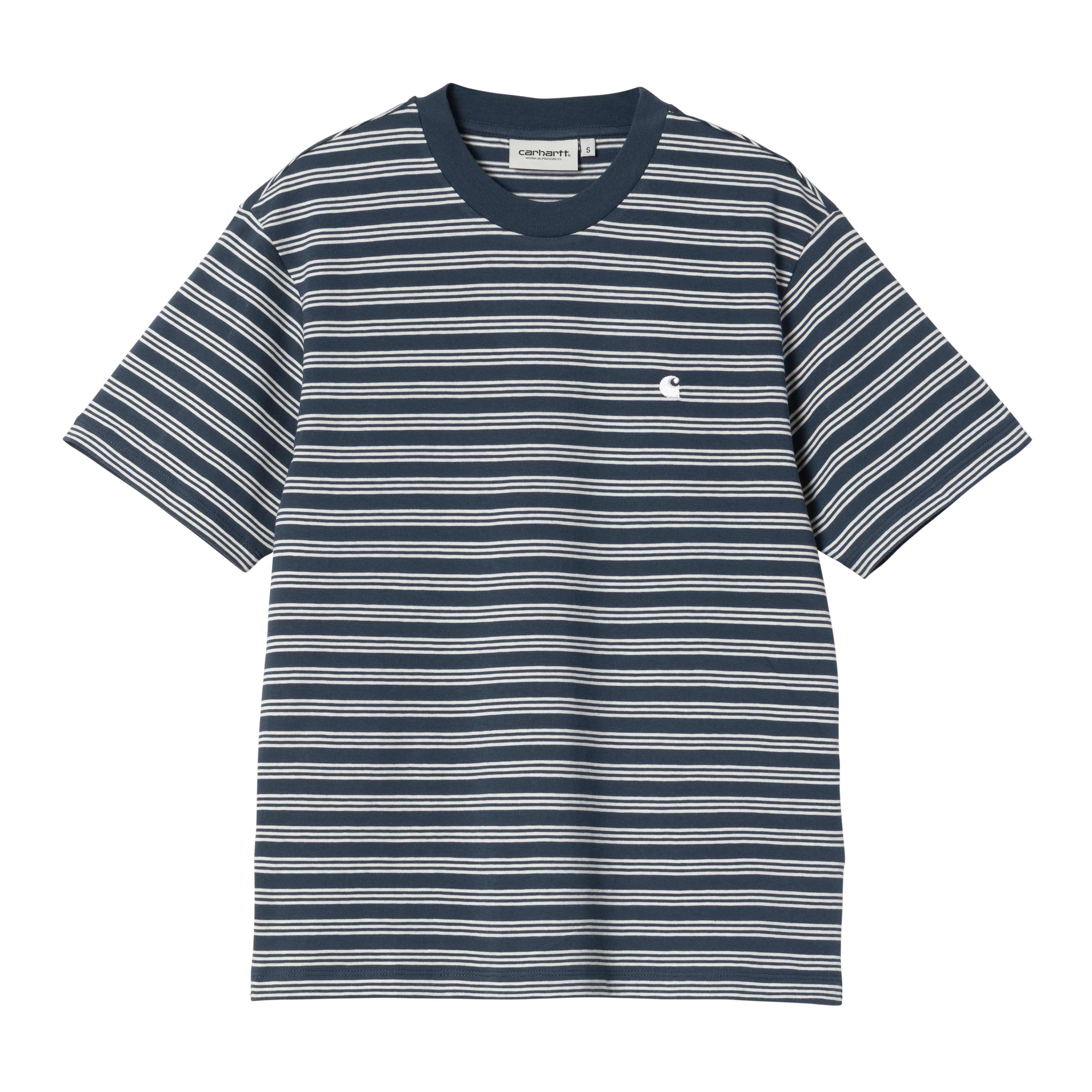 ★ドイツ発*carhartt WIP*新作*Quinby stripe Tシャツ/BLUE★ ☆ドイツ発*carhartt WIP*新作*Quinby stripe Tシャツ/BLUE☆ Ω