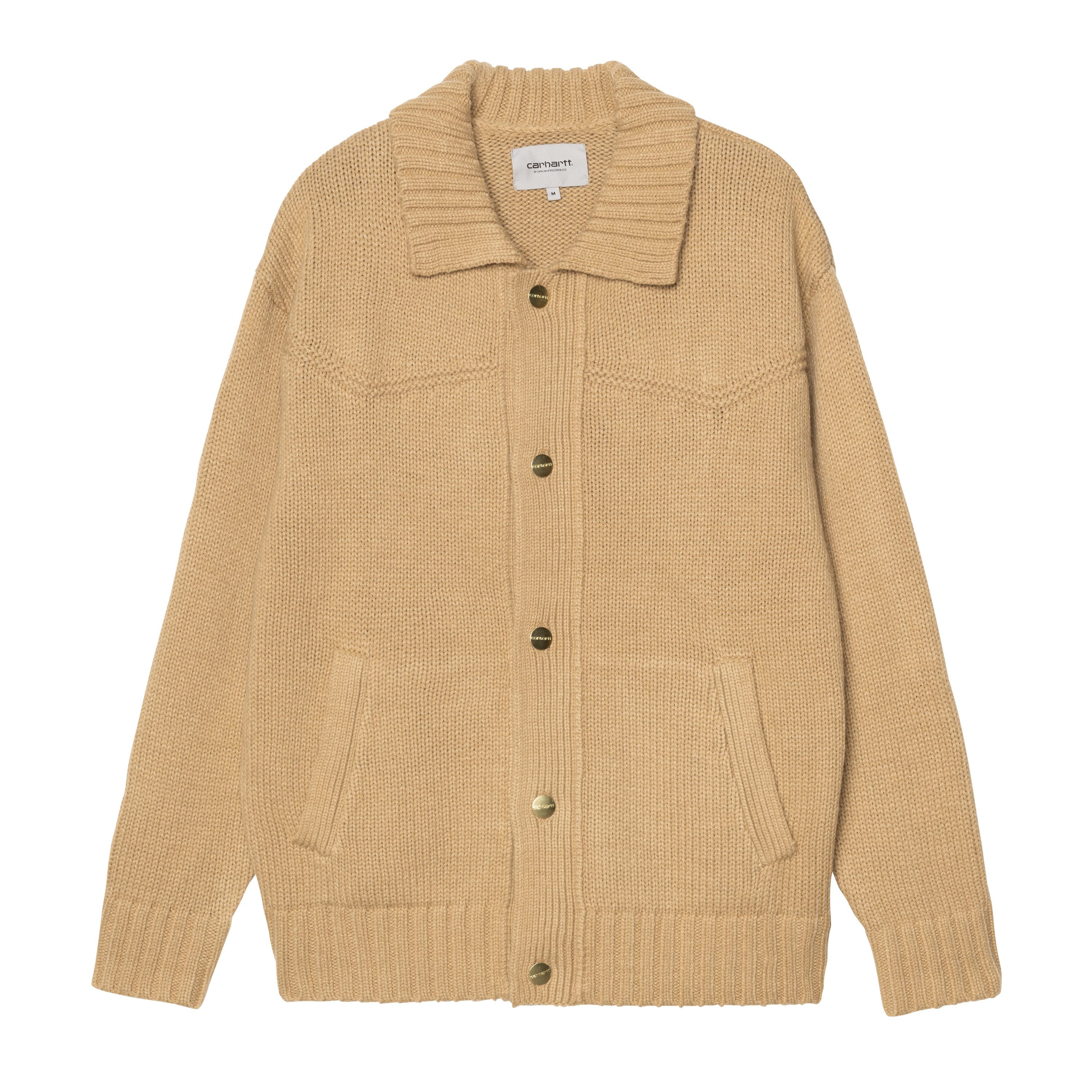Carhartt WIP Santa Fe Cardigan, Dusty H Brown | Boutique en