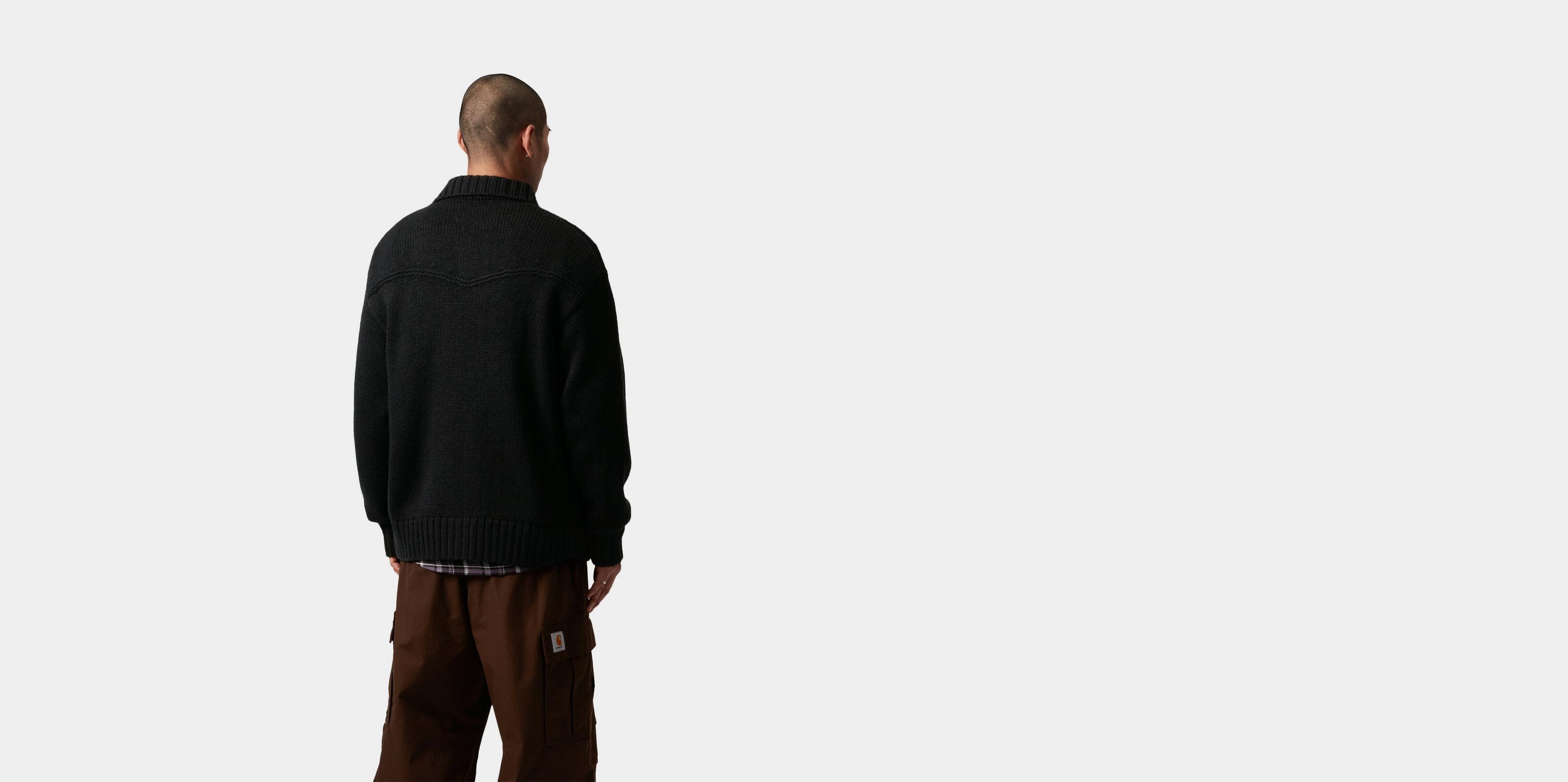 Carhartt WIP Santa Fe Cardigan, Black | Official Online Store