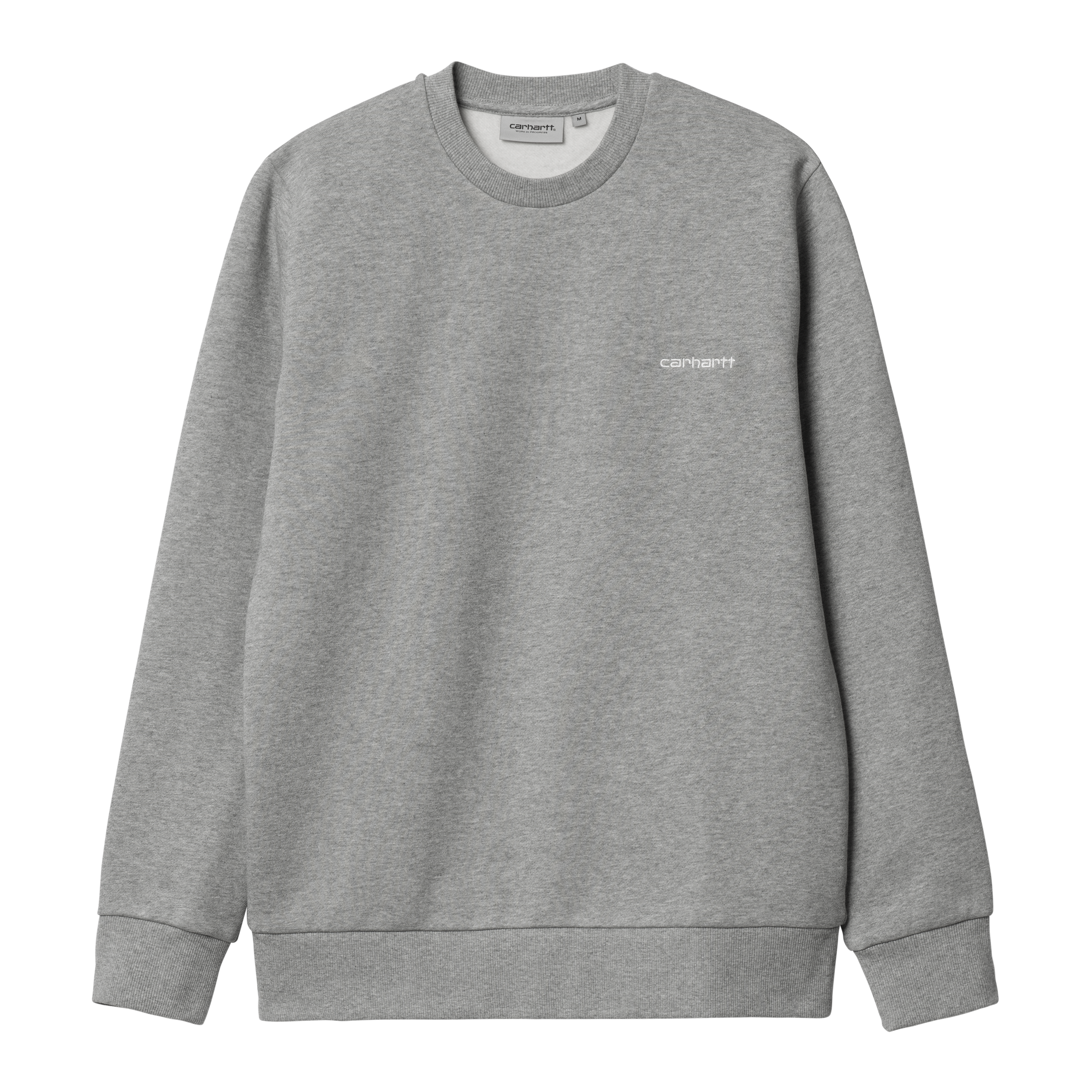 Carhartt WIP Script Embroidery Sweatshirt in Grey