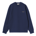 Carhartt WIP Script Embroidery Sweatshirt, Black / White