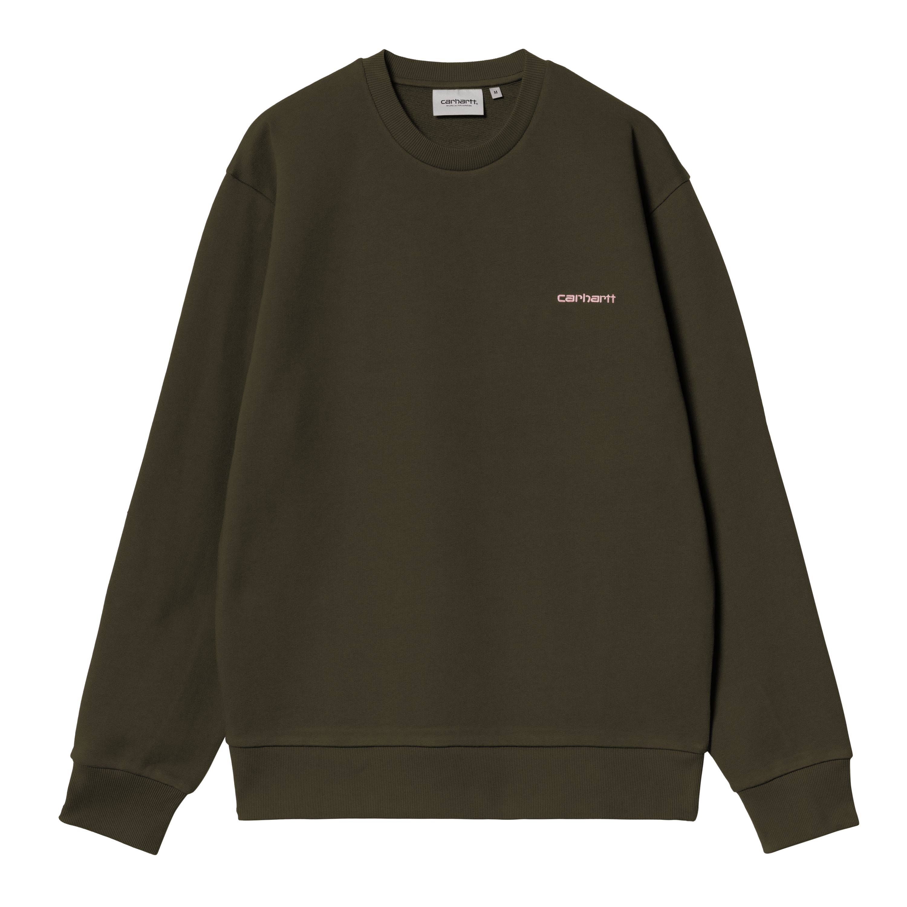 Carhartt WIP Script Embroidery Sweatshirt en Verde