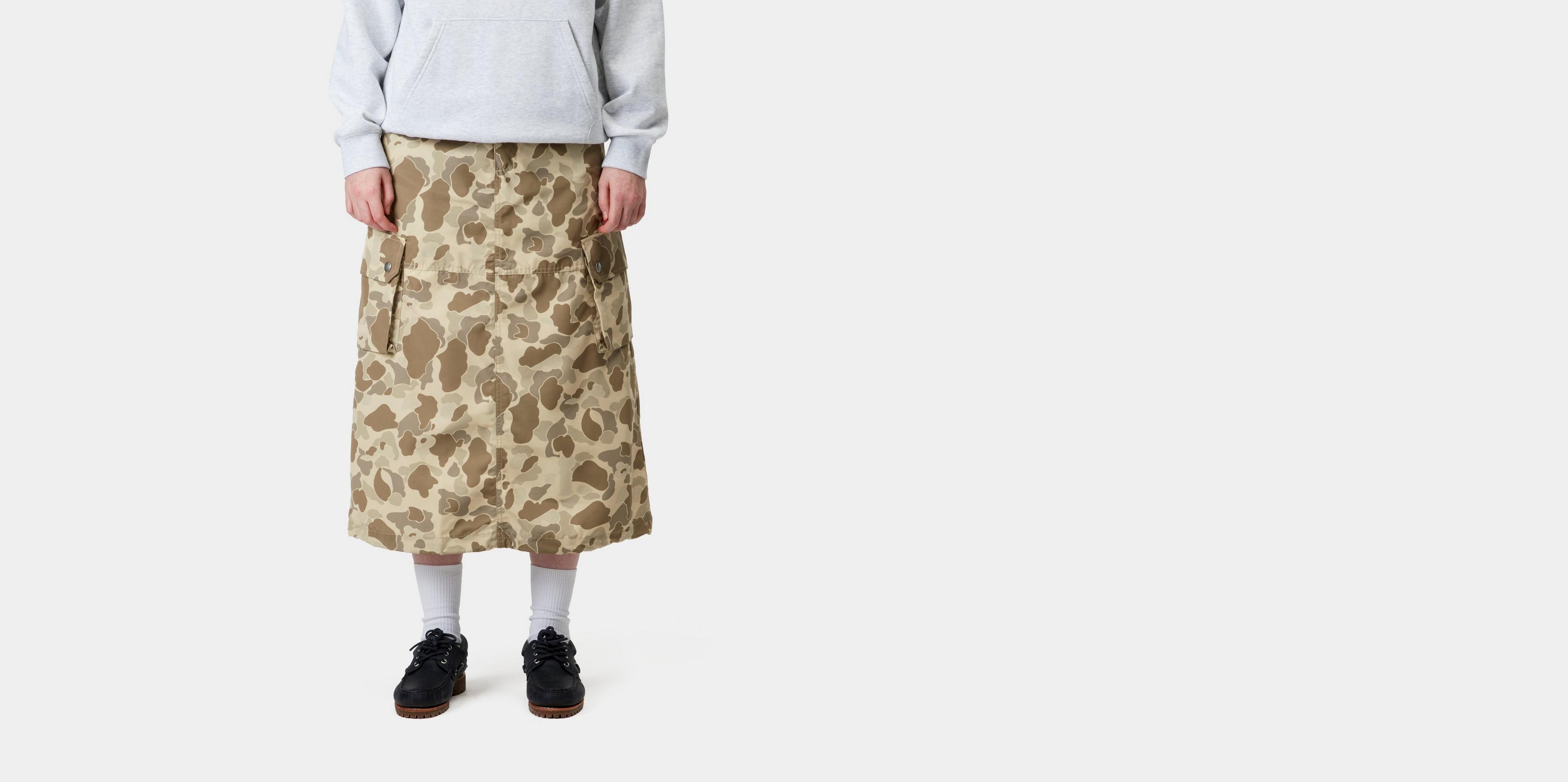 VIP【関税送料無料】希少 Carhartt Wip Camo Irwin skirt Carhartt WIP W' Irwin Skirt, Camo Duck, Desert | Official