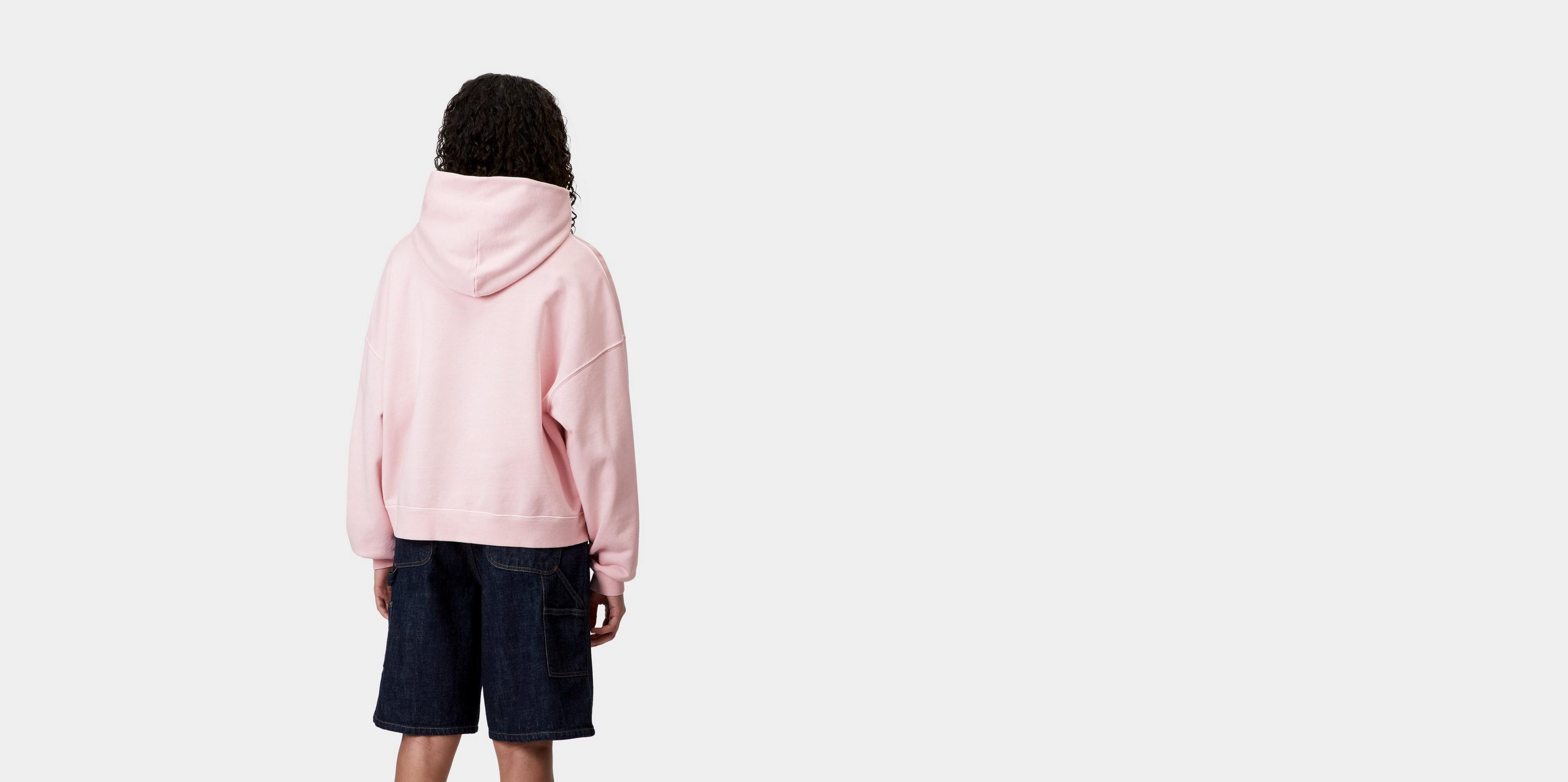Carhartt WIP W' Hooded Benton Sweatshirt, Air Pink