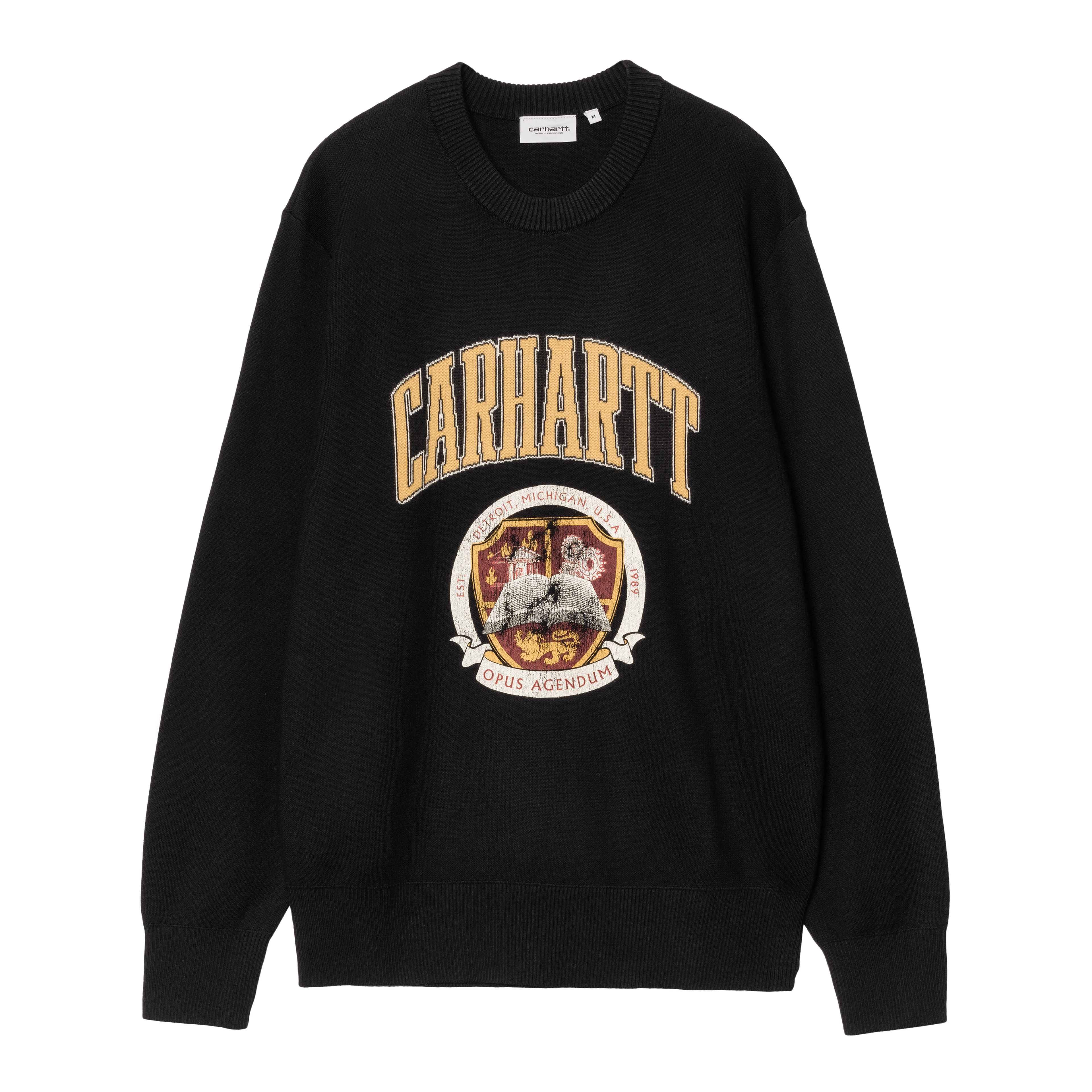 【送料&関税込】Carhartt Library College Sweater Carhartt WIP Library College Sweater, Black | Official