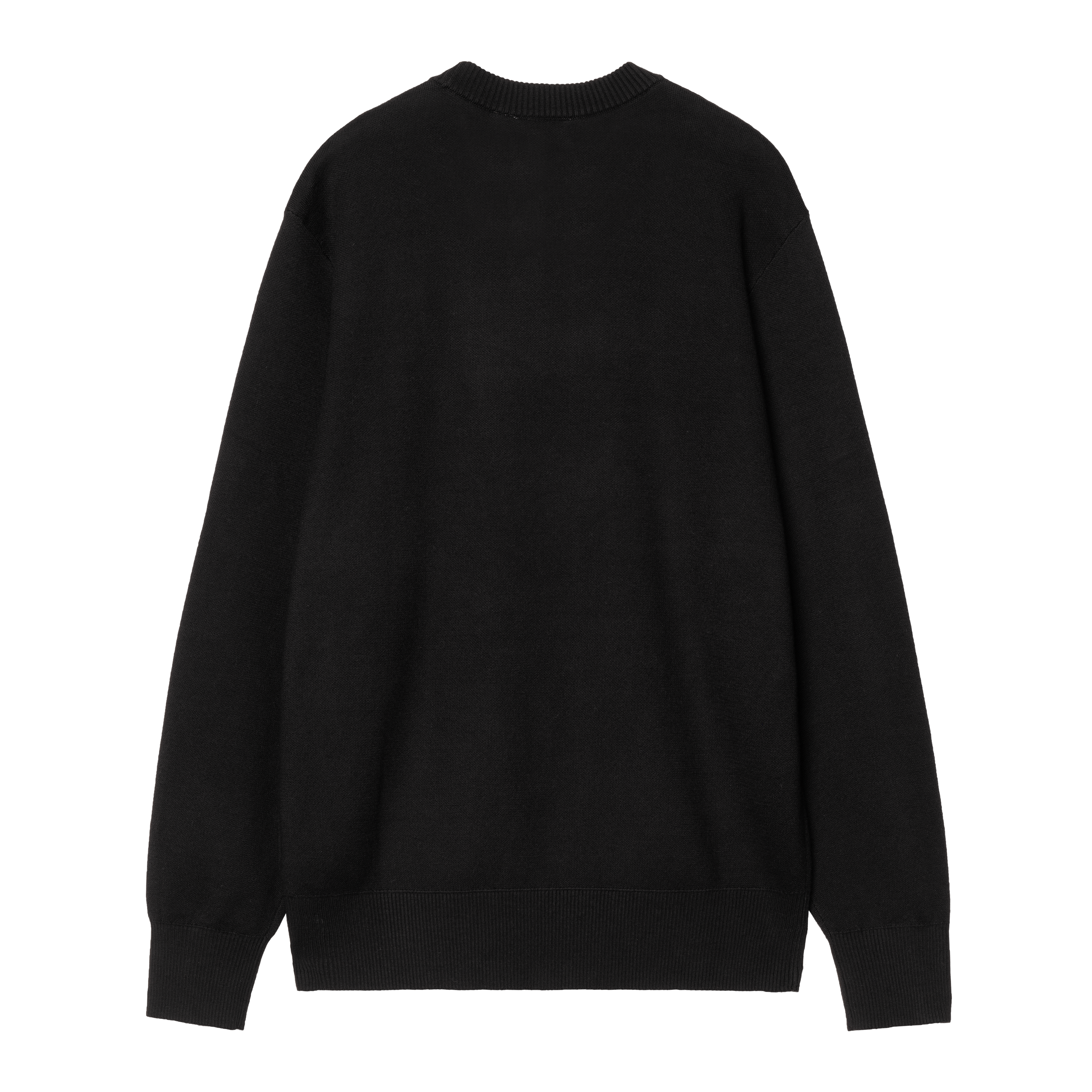 Carhartt WIP Library College Sweater, Black | Official