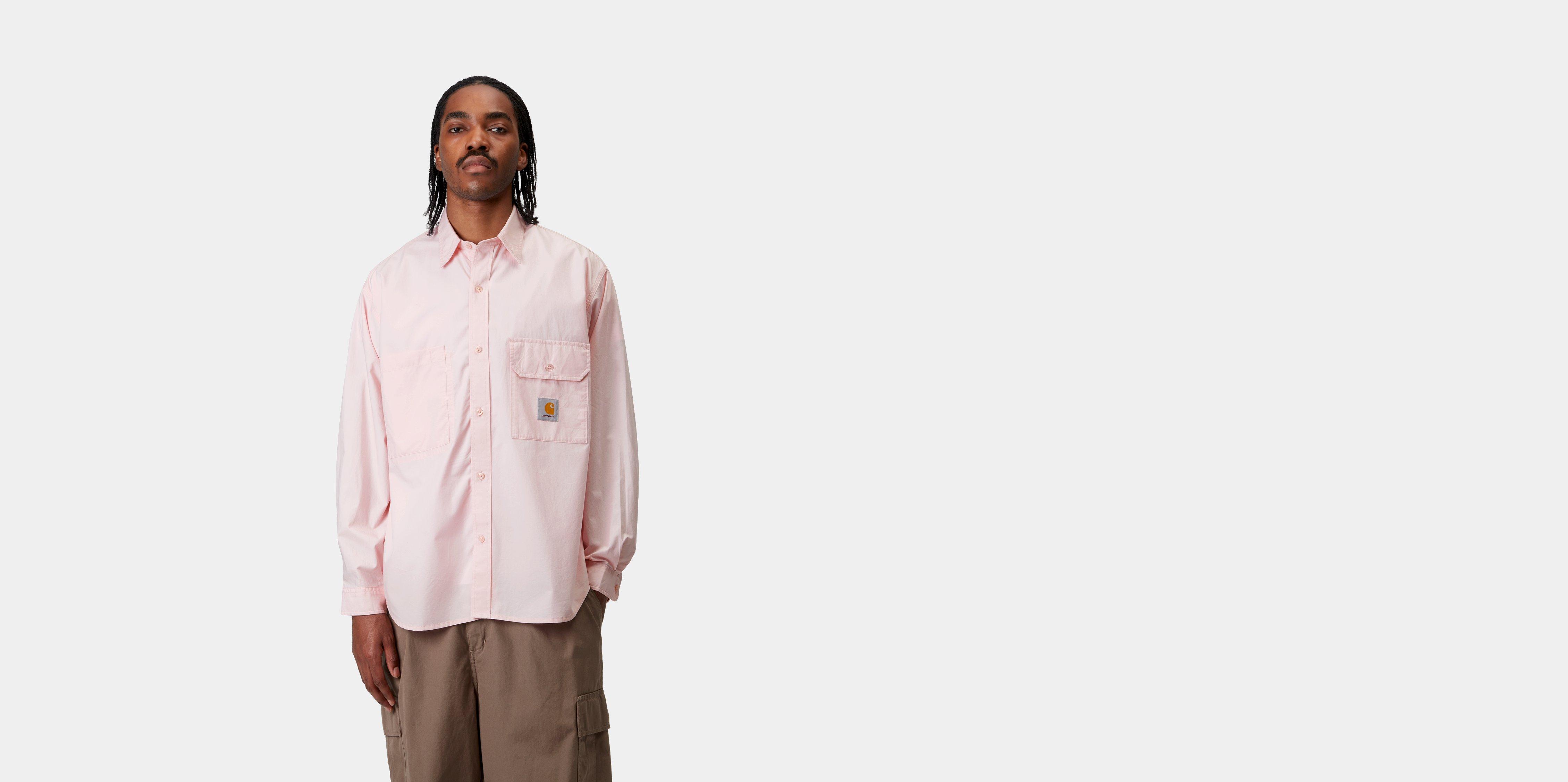Carhartt WIP L/S Irwin Shirt, Air Pink | Official Online Store