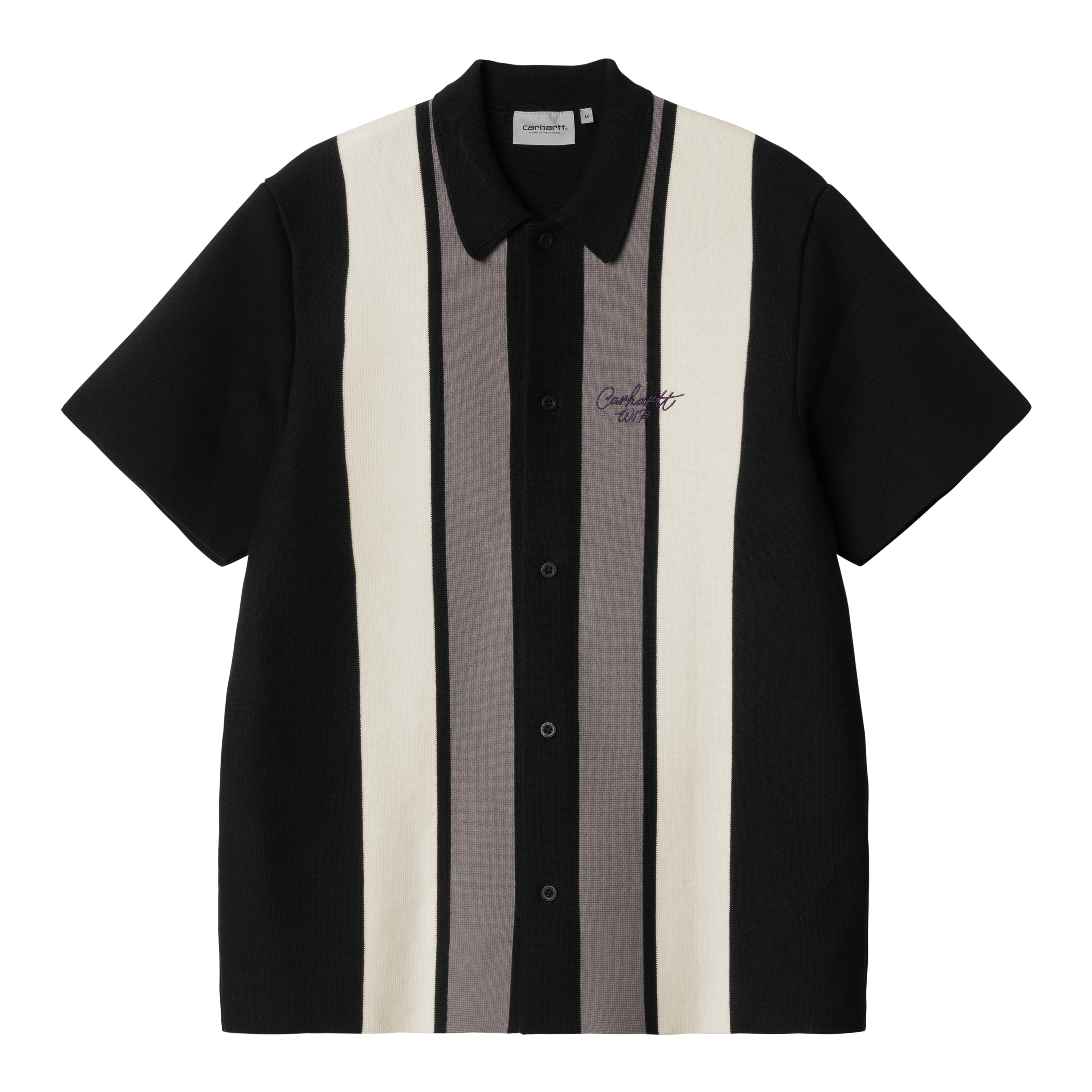 Carhartt WIP Short Sleeve Memory Knit Shirt in Black