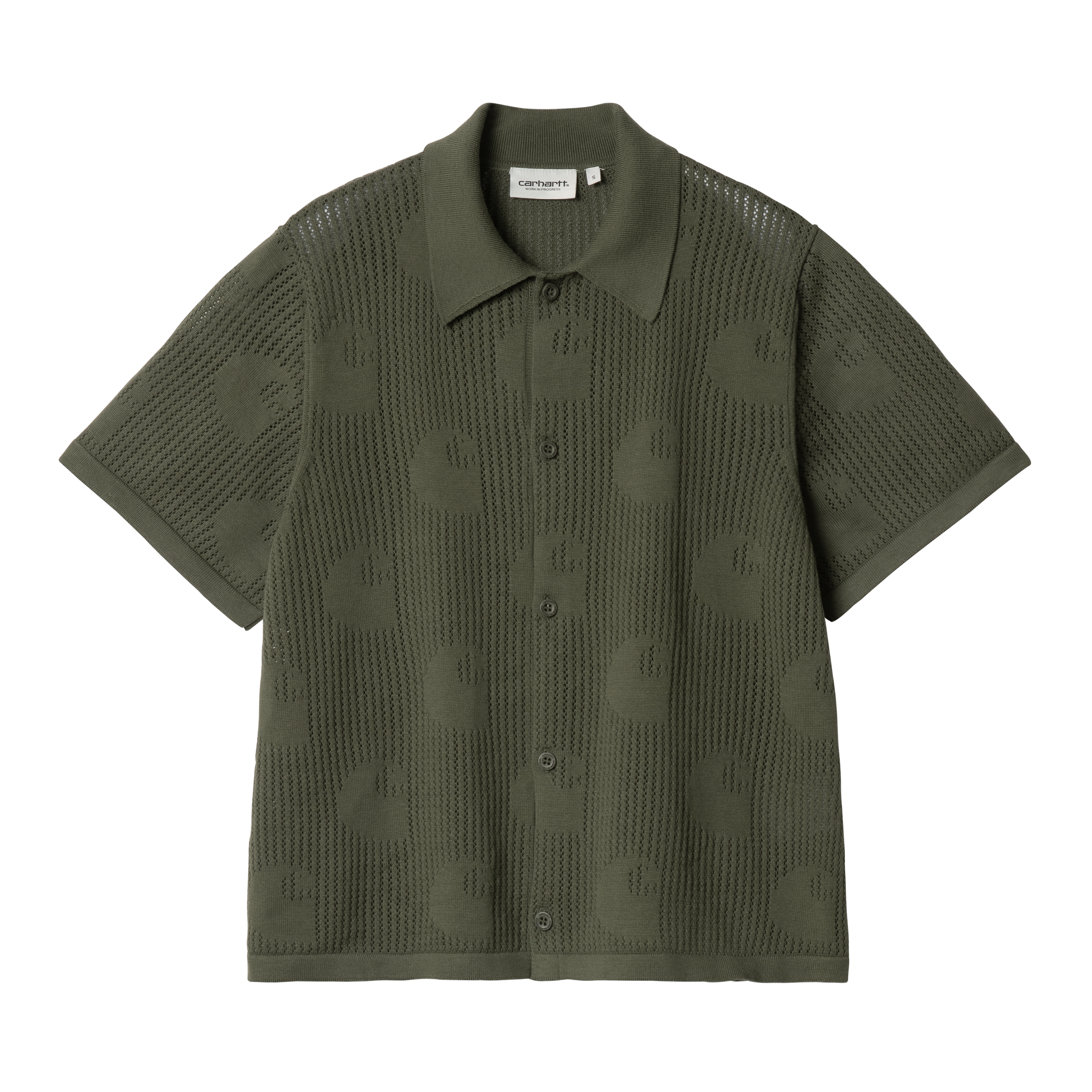 【関税込み】Carhartt Work In Progress グリーン Trade Tシャツ Green Stamp T-Shirt by Carhartt Work In Progress on Sale