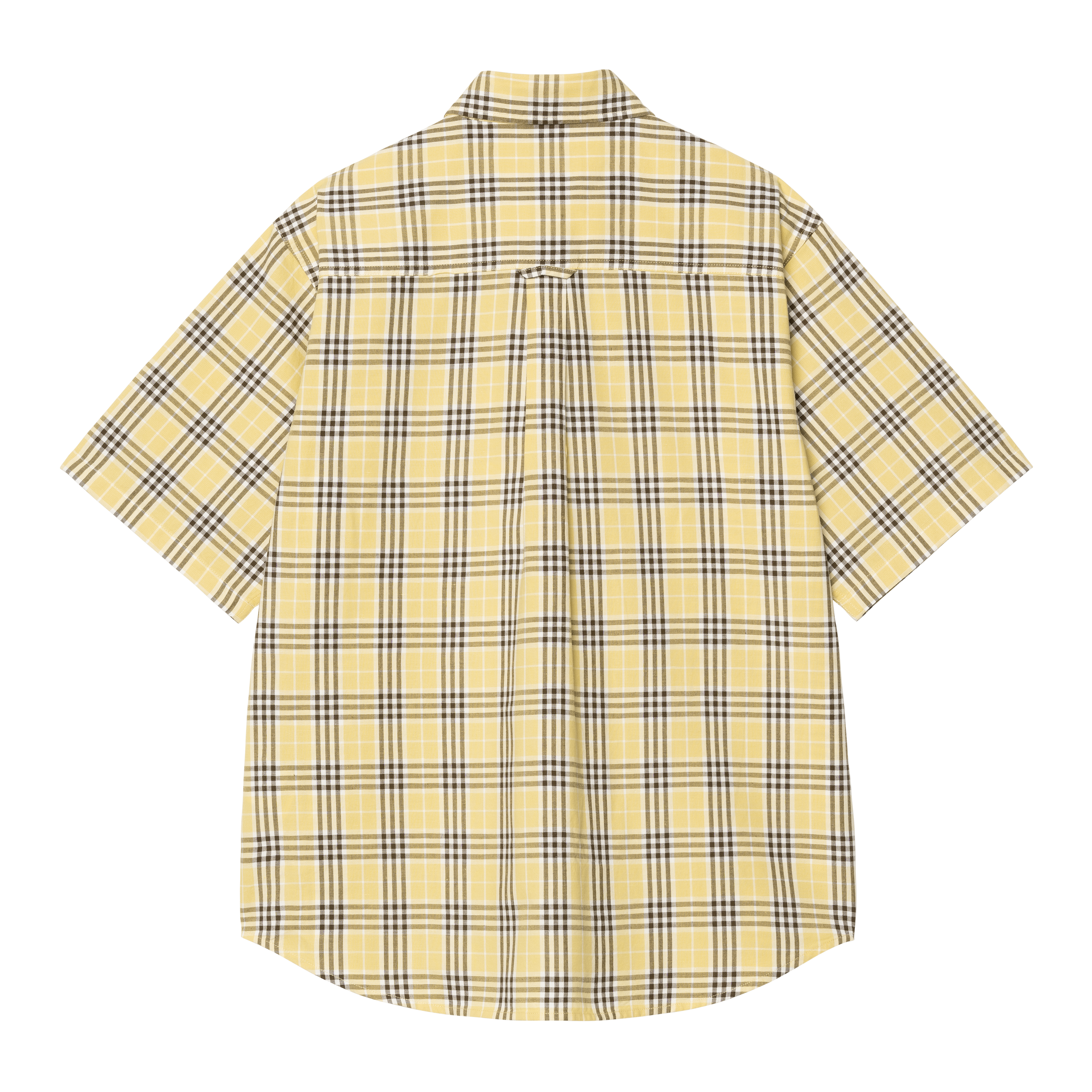 [CARHARTTWIP] S/S NIVEN SHIRT ★大人気★ Carhartt WIP S/S Niven Shirt, Niven Check, Straw / Wax