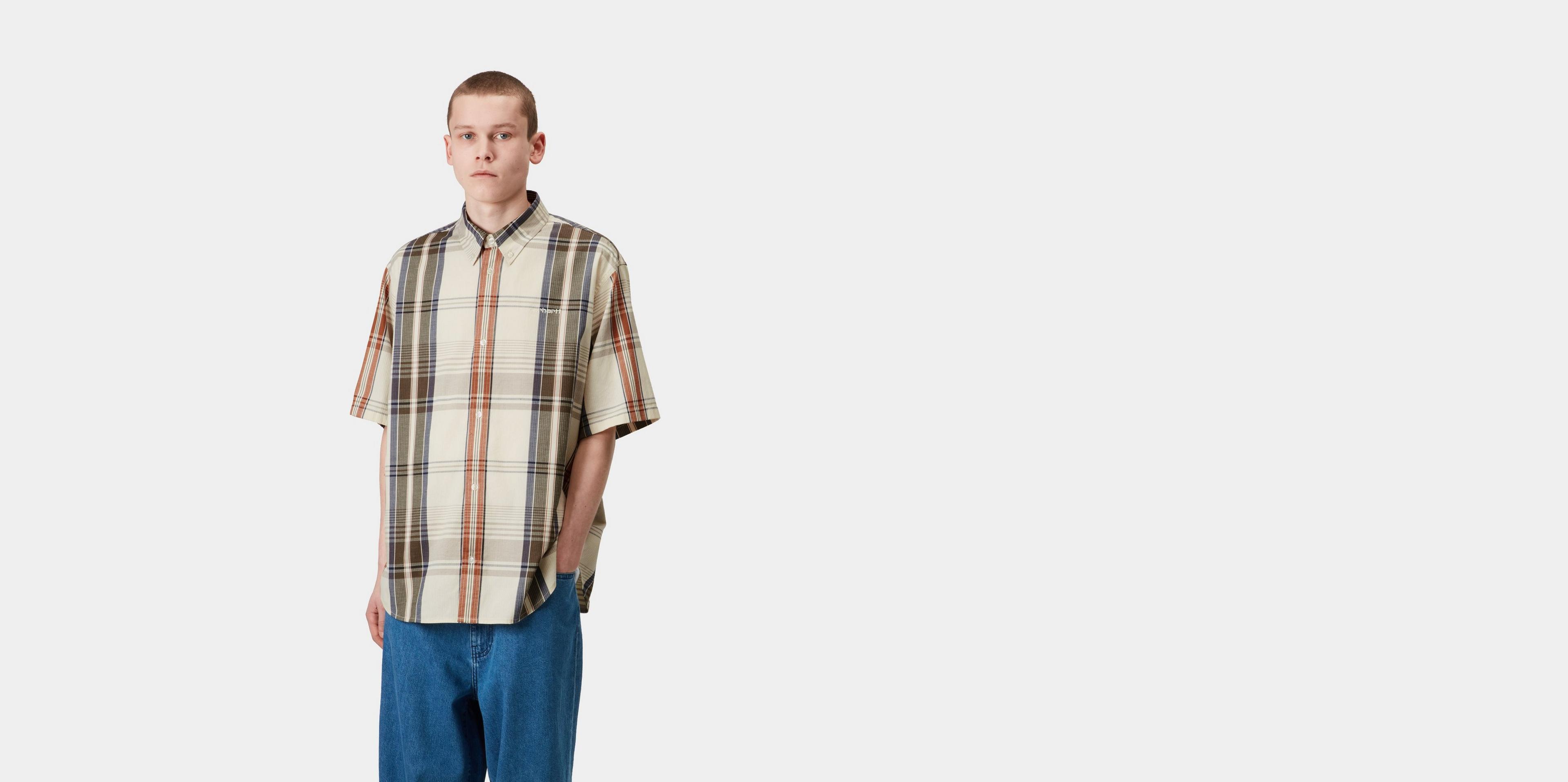 シャツ CARHARTT WIP SS ROSLIN SHIRT Carhartt WIP S/S Roslin Shirt – Cettire