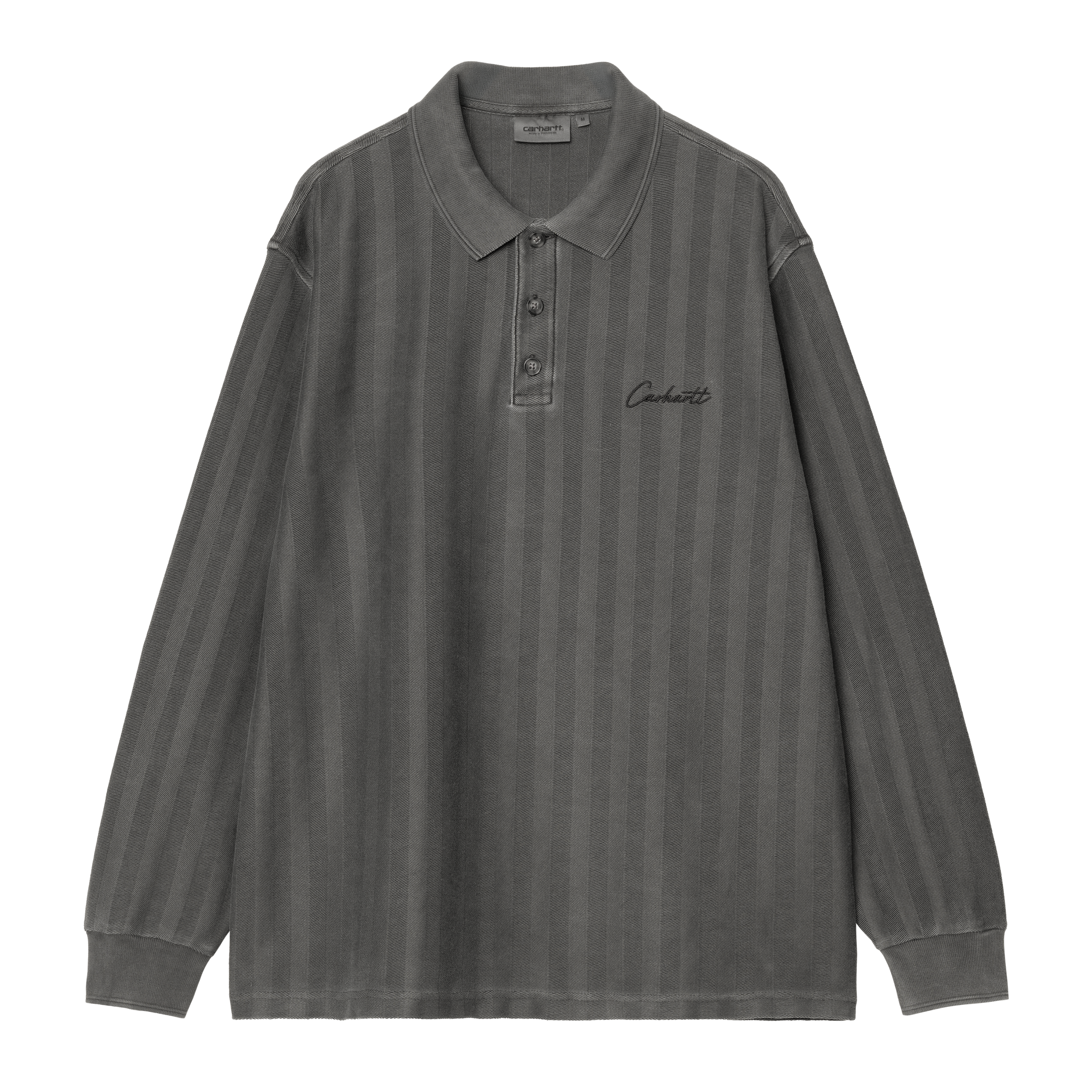 Carhartt WIP L/S Morrison Rugby Shirt, Black | Official Online Store