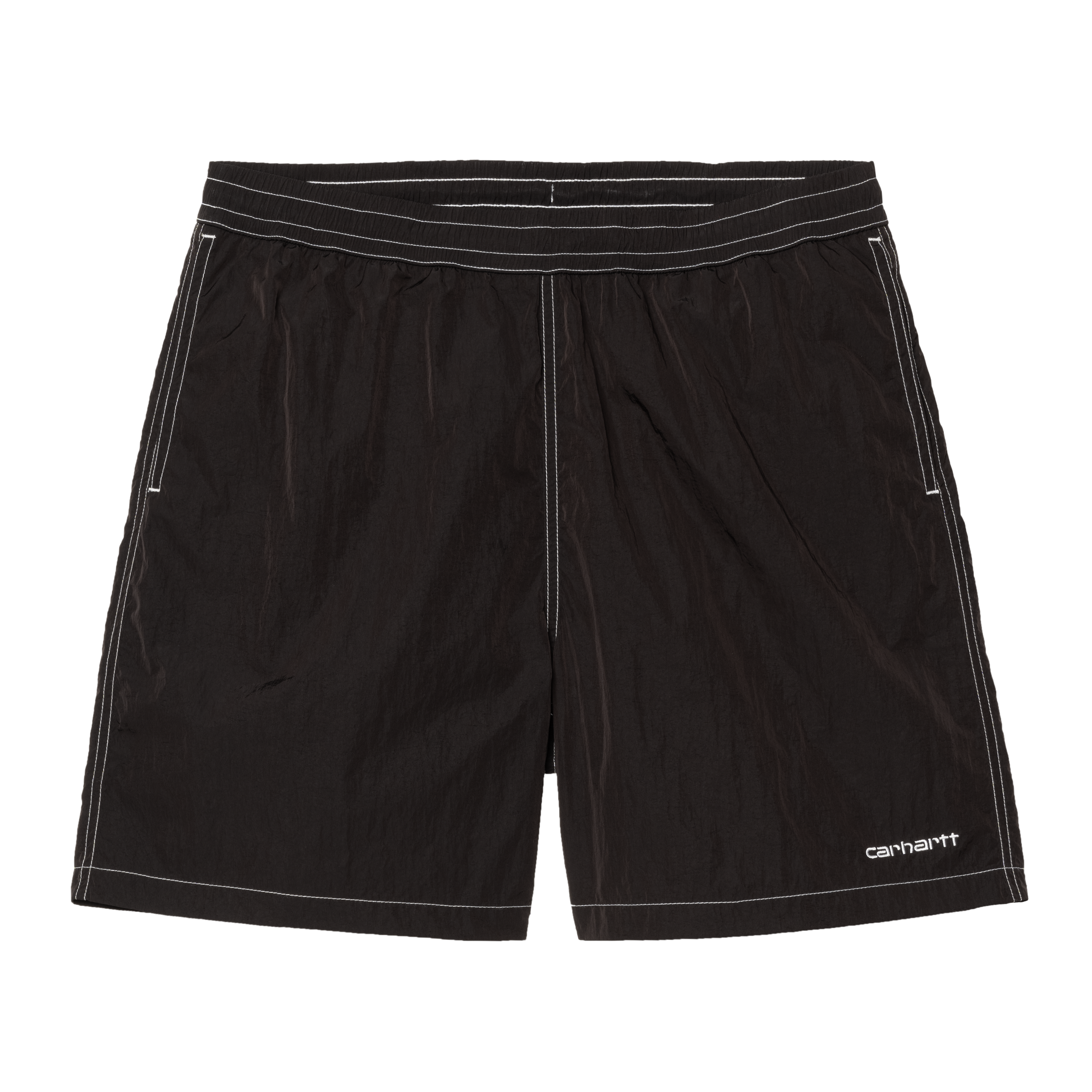 Carhartt WIP Chase Swim Trunks, Black / Gold | Official Online Store