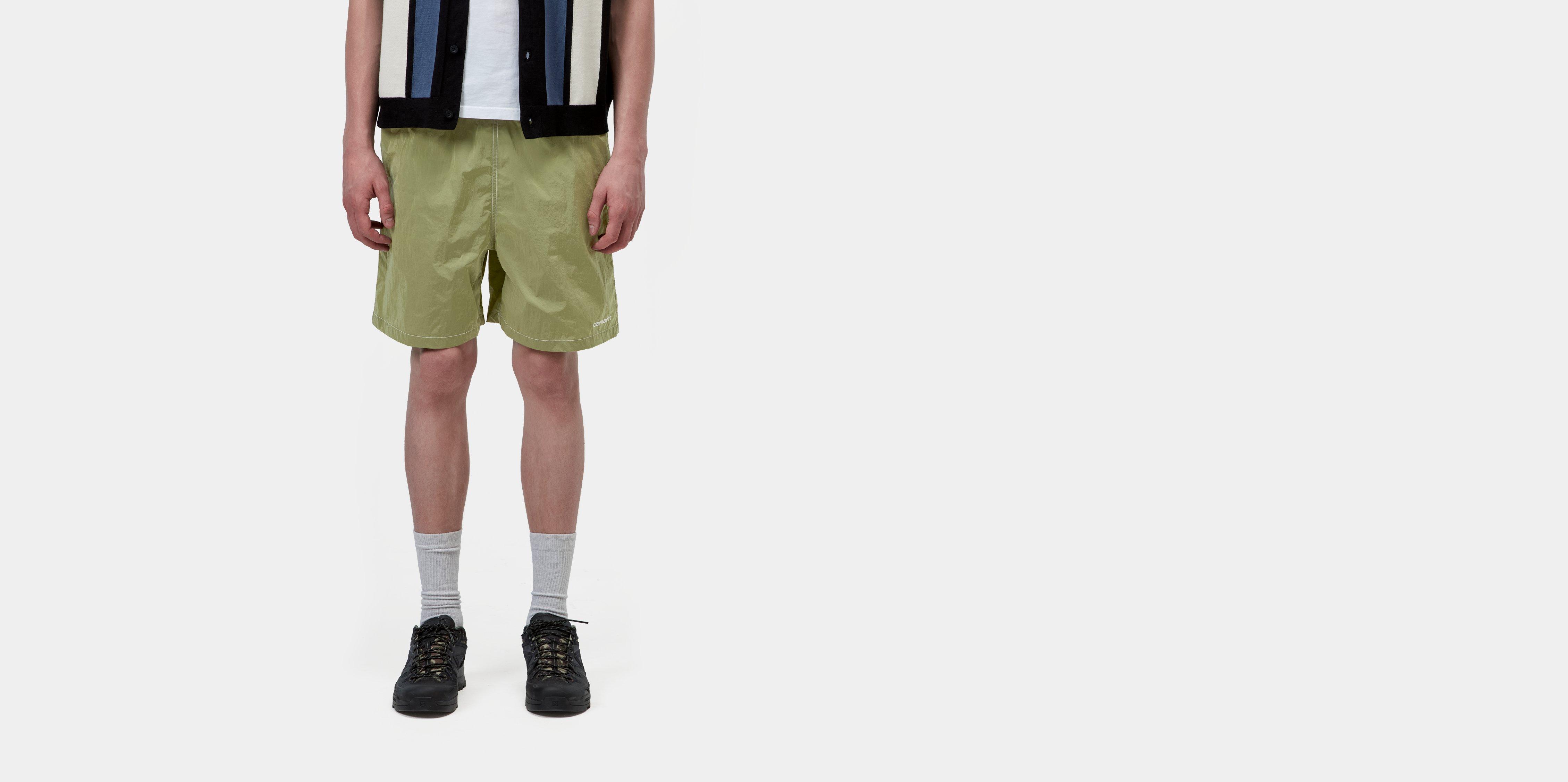 Carhartt WIP Canby Swim Trunks Gentle Green / White | XL | Men