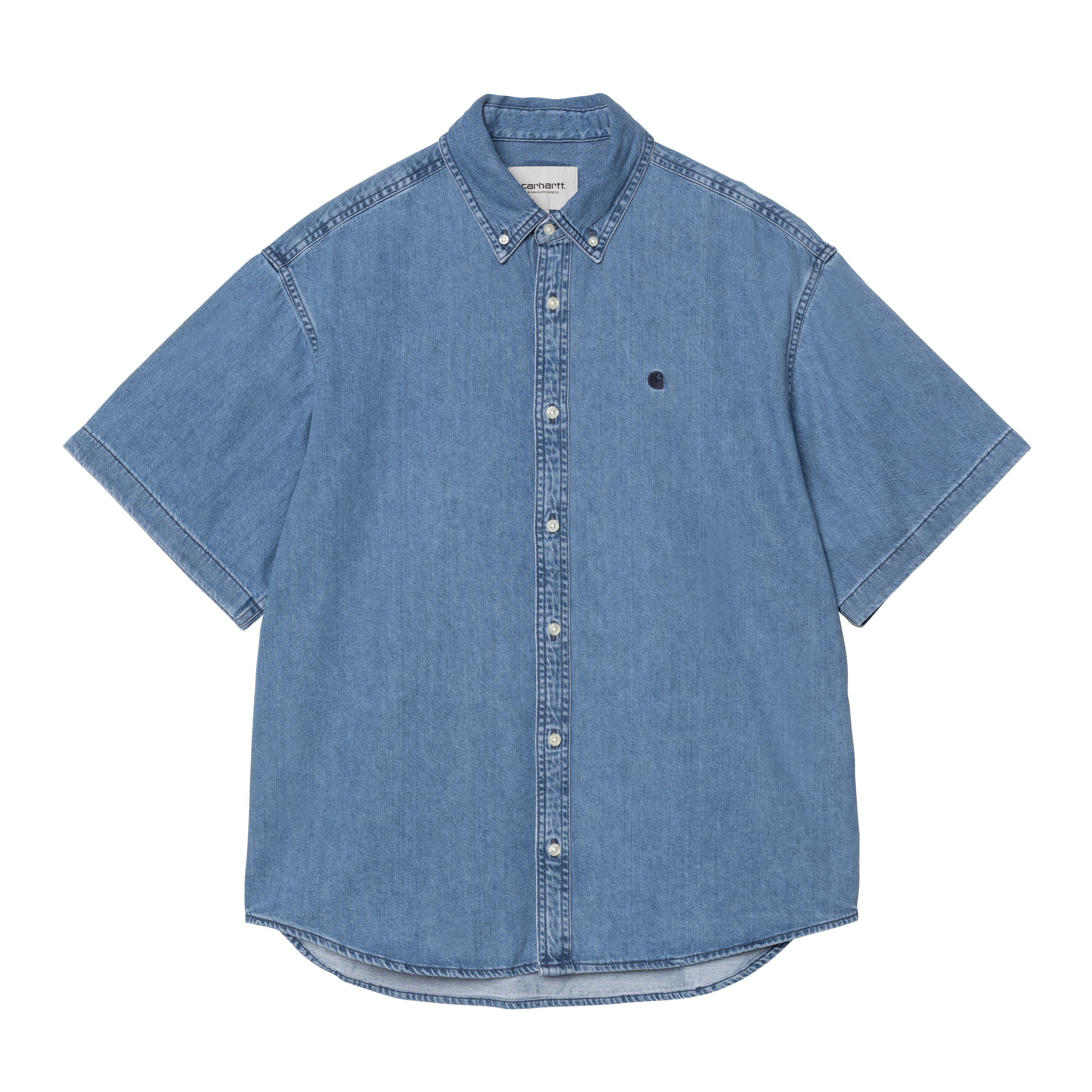 Carhartt S/S Lucas Shirt デニムシャツ Carhartt WIP L/S Lucas Shirt, Blue | Negozio online ufficiale