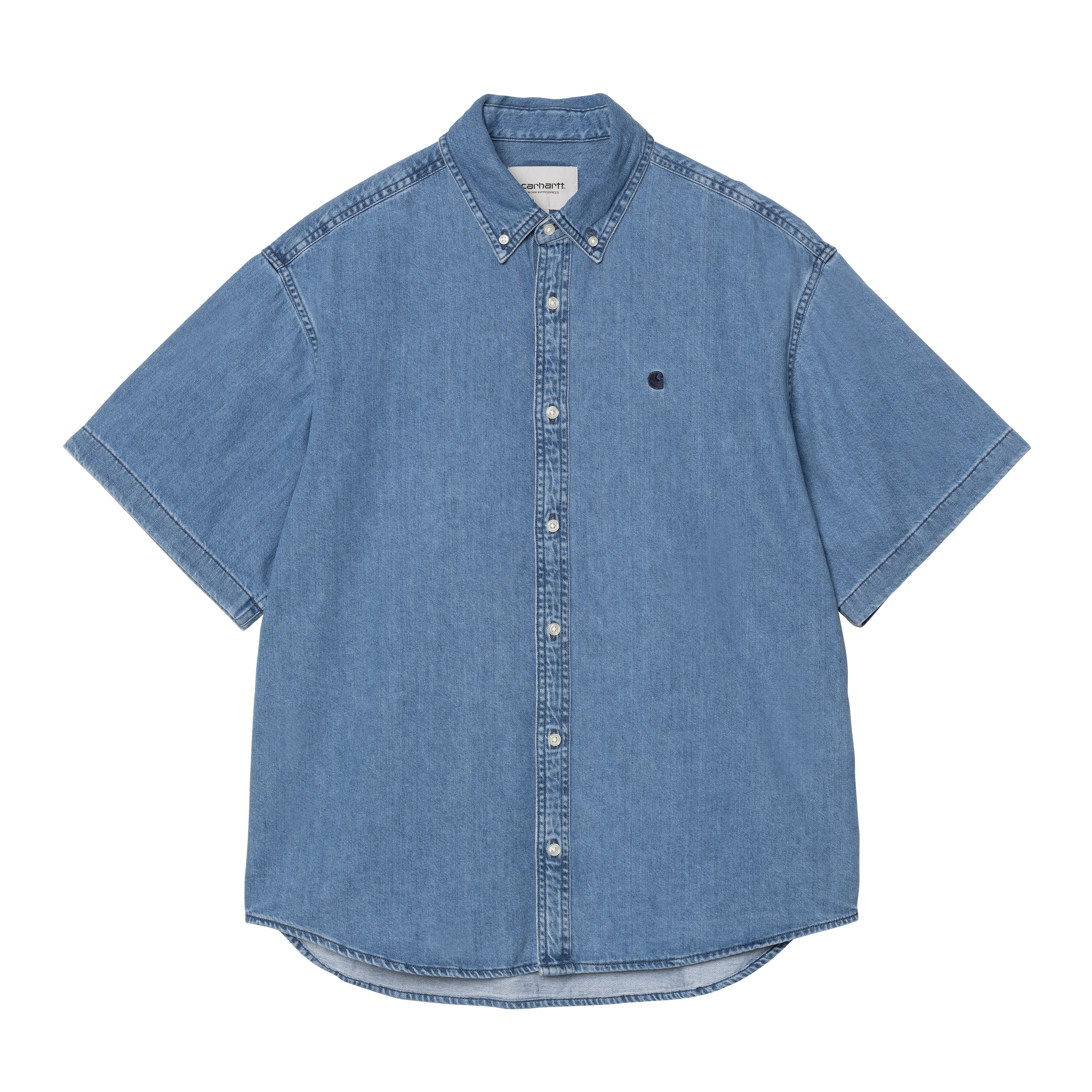 Carhartt S/S Lucas Shirt デニムシャツ Carhartt WIP S/S Lucas Shirt, Blue | Official Online Store