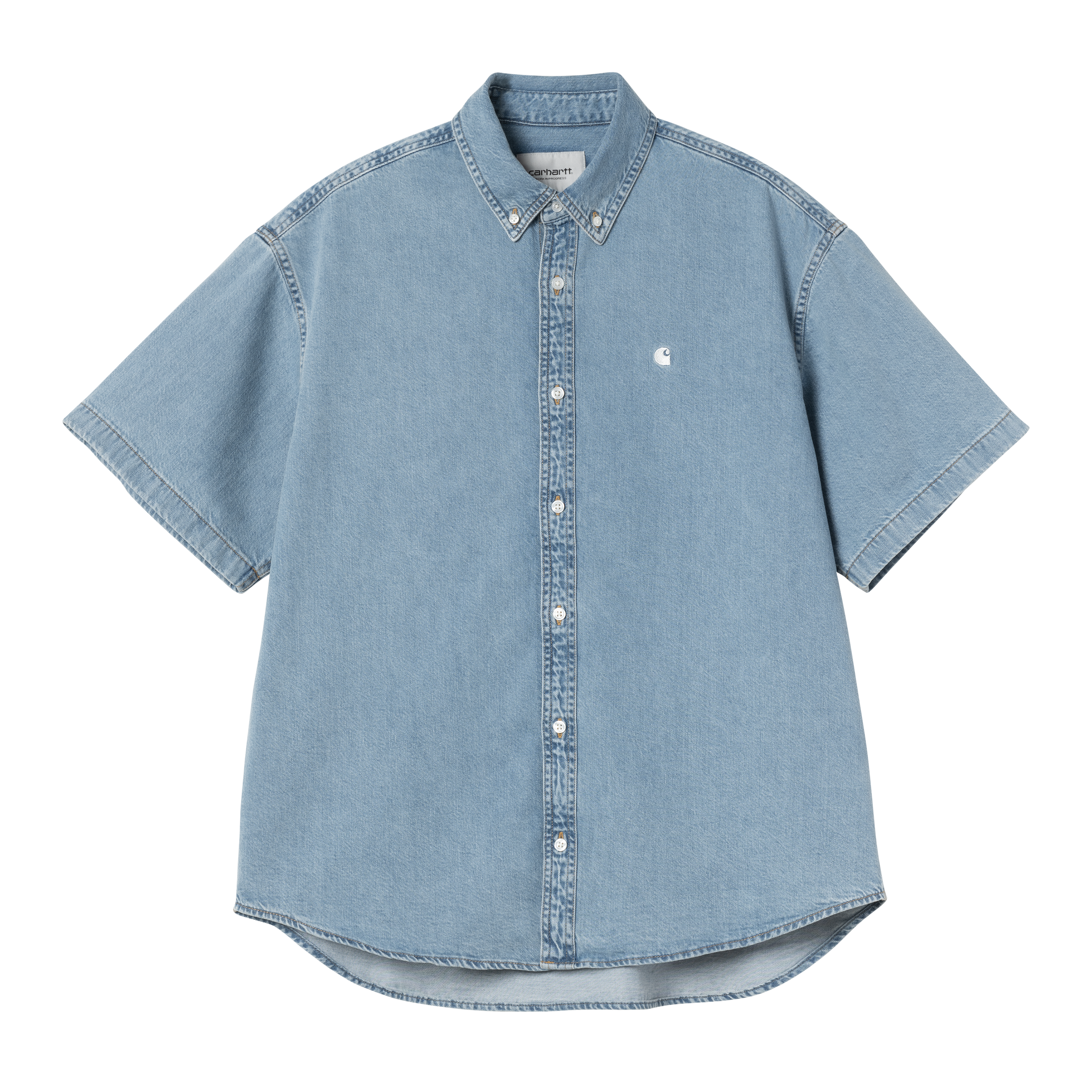 Carhartt WIP S/S Lucas Shirt Blue bleached | S | Men