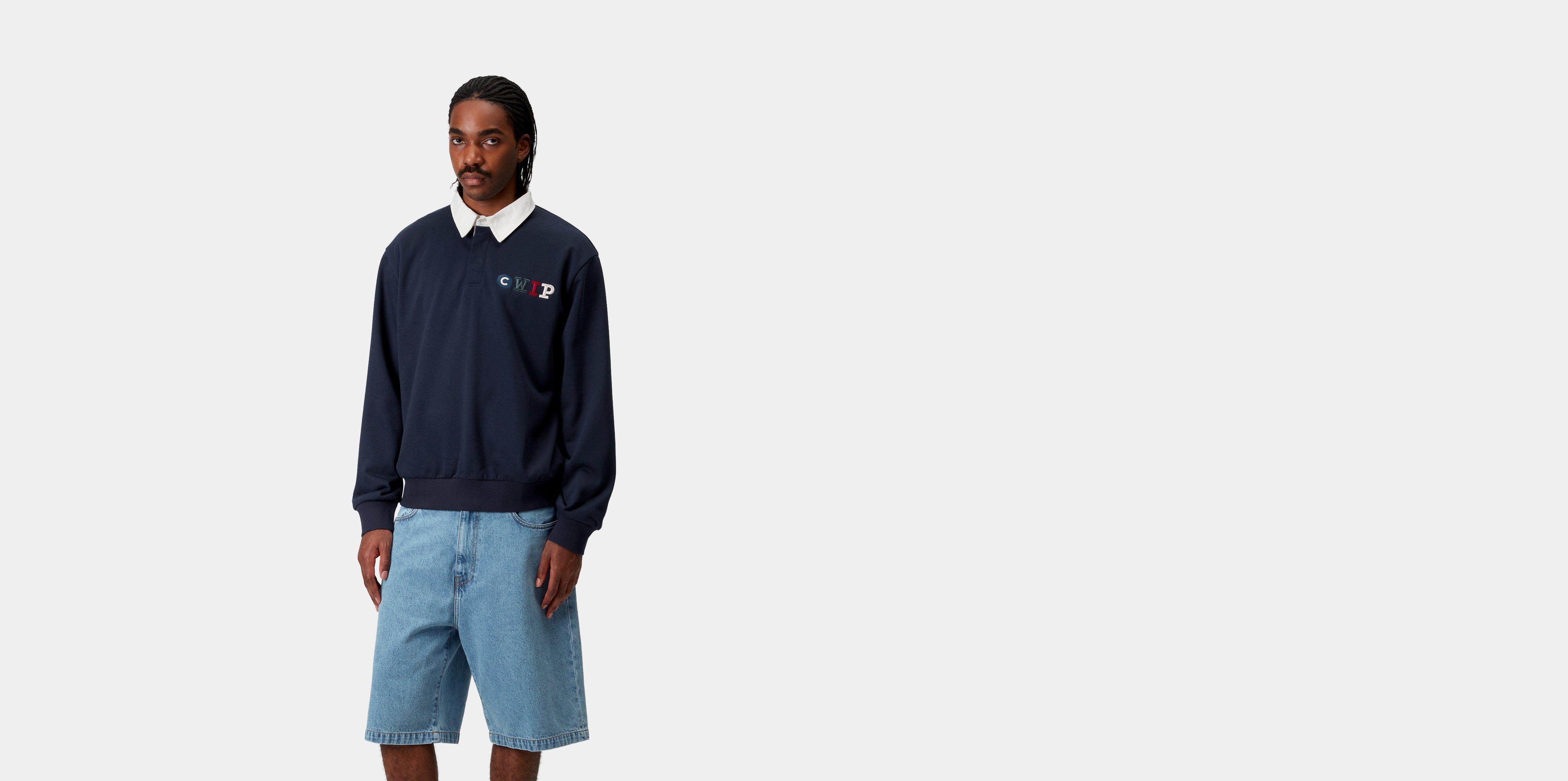 Carhartt Flags ラグビー スウェット Space Grey 送料込み I034592_0AG_XX-OF-01?$